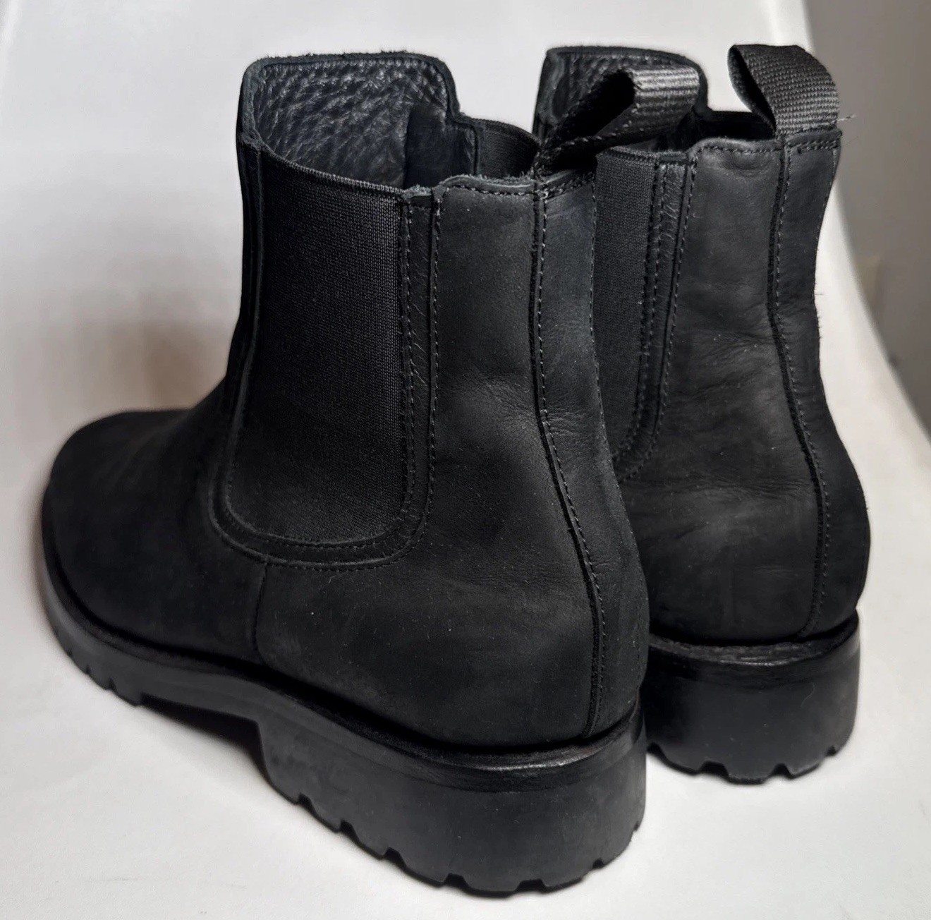 Thursday Boots Legend Everyday Pull On Chelsea Boots Leather Black Size 9
