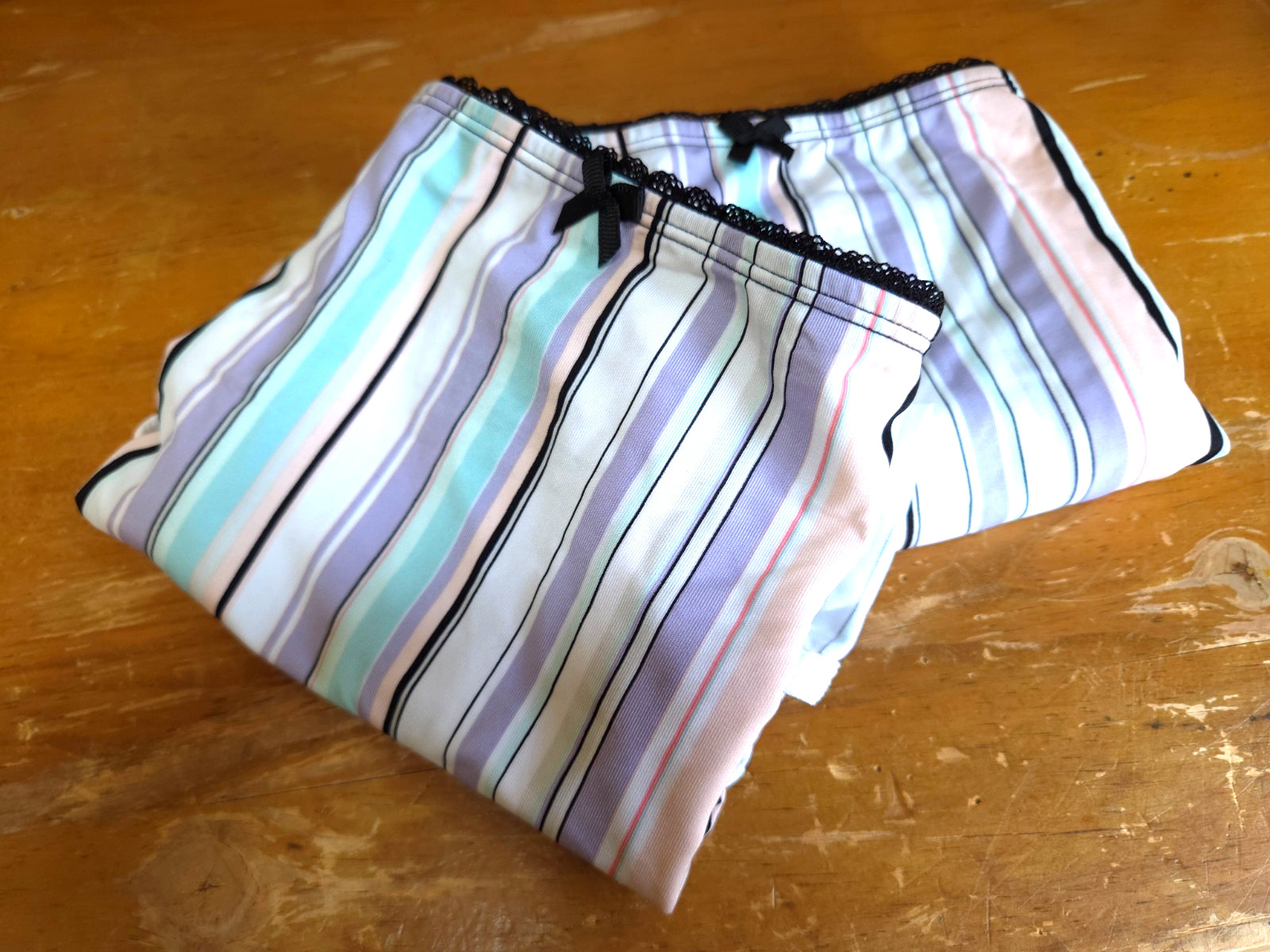 2 Catherines Hi-Cut Brief Panties Underwear Nylon Blend Plus 2X