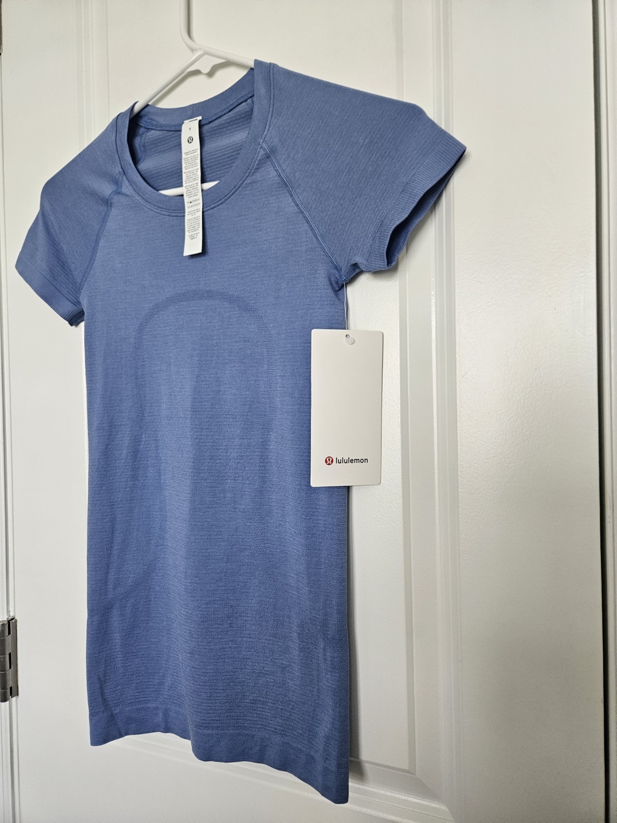 NWT Lululemon Swiftly Tech Short-Sleeve Shirt 2.0 Prep Blue Size 0