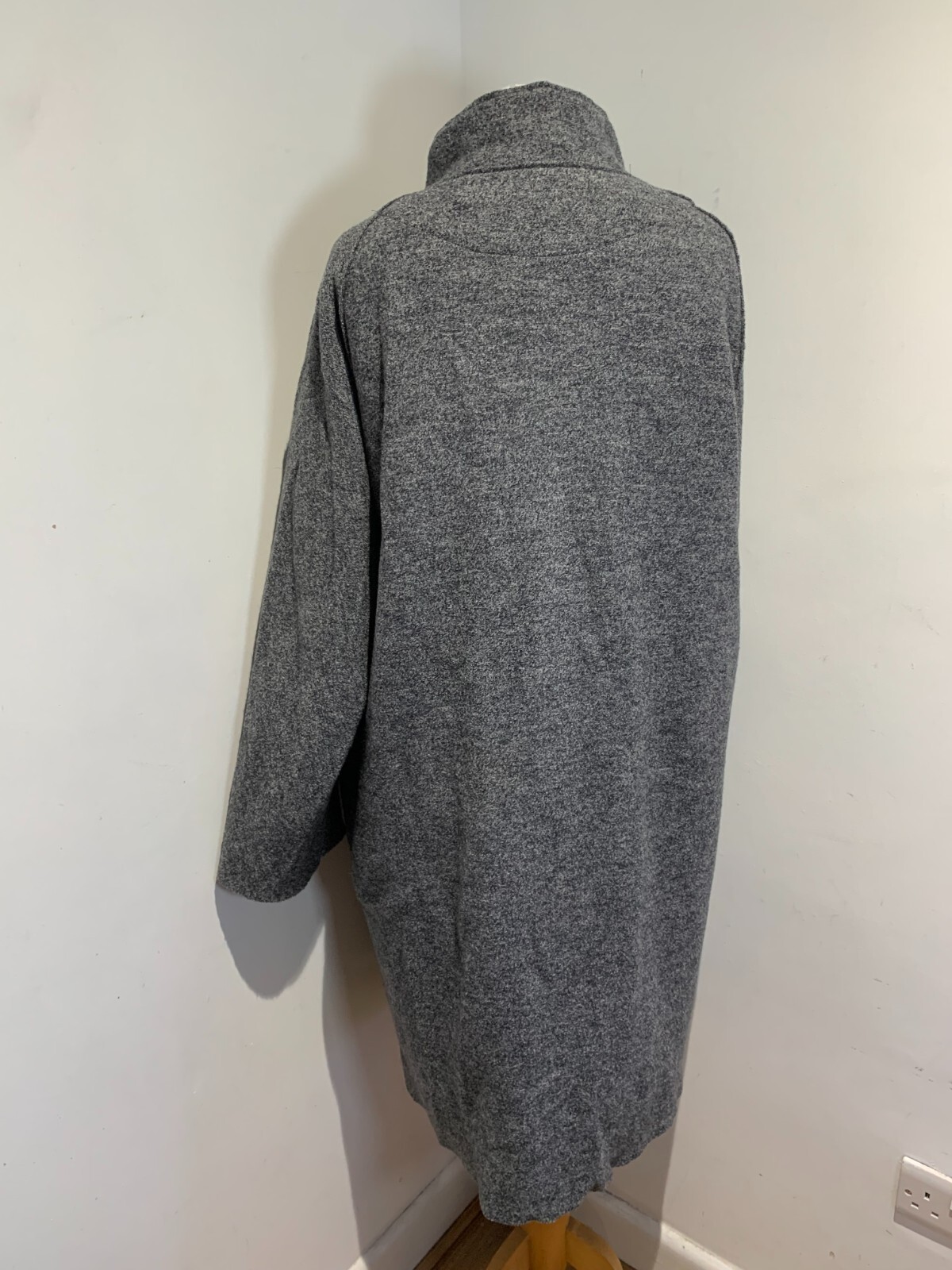 OSKA Over Sized Coat Size 1 UK 10 12 14 VGC Boiled Virgin Wool lined lagenlook