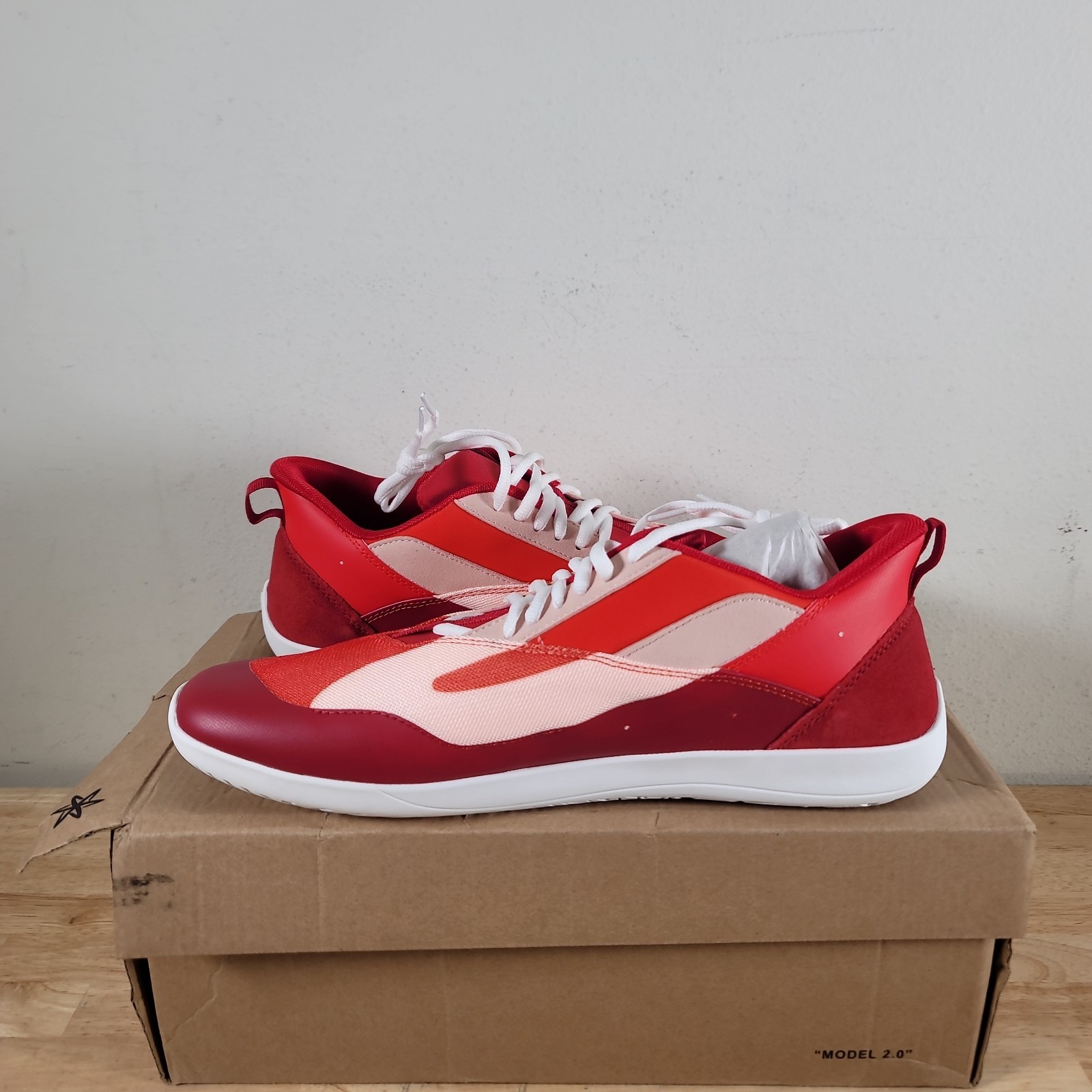 The Uncivilized Sneaker Model 2.0 Red Mens Size 13 New With Box