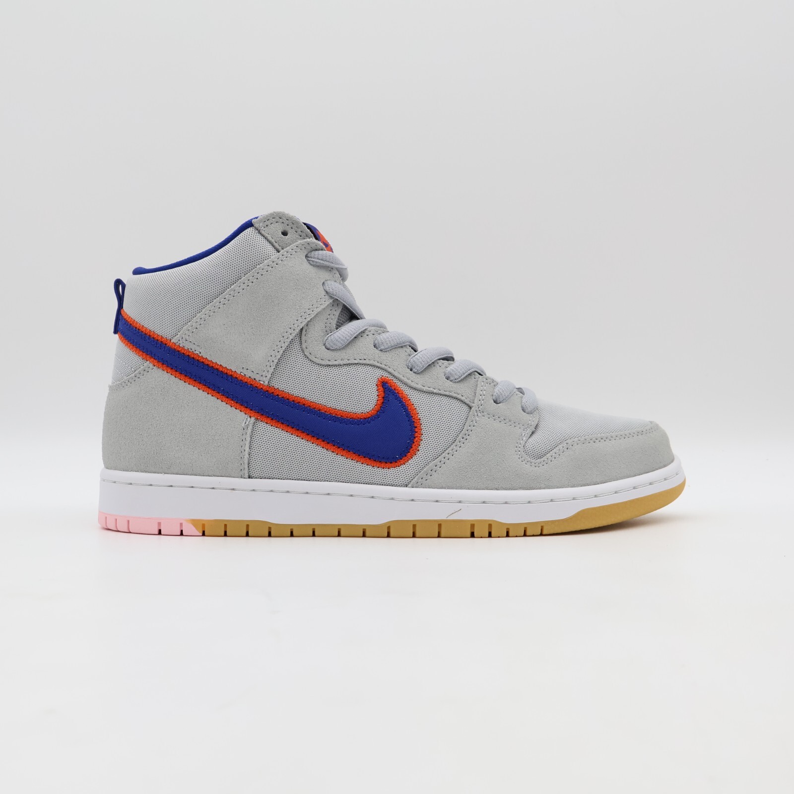 DH7155-001 Nike Dunk High SB New York Mets Rush Blue Team Orange Cloud Gray Gum