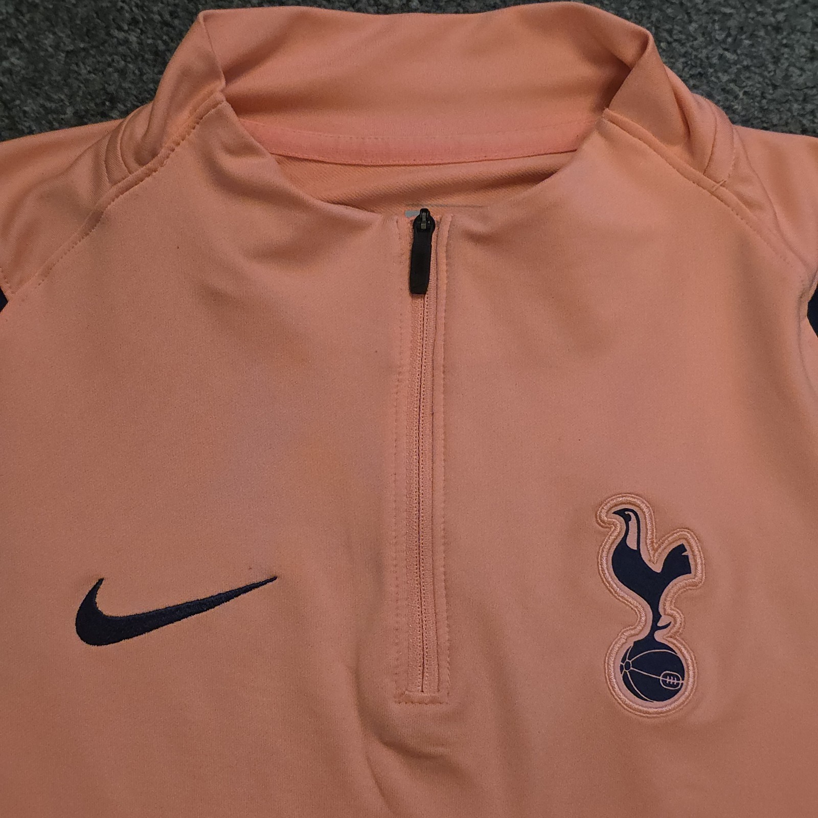 Nike Tottenham Hotspur 20/21 Orange Dry Strike Drill 1/4 Zip Men’s S CD4931-640