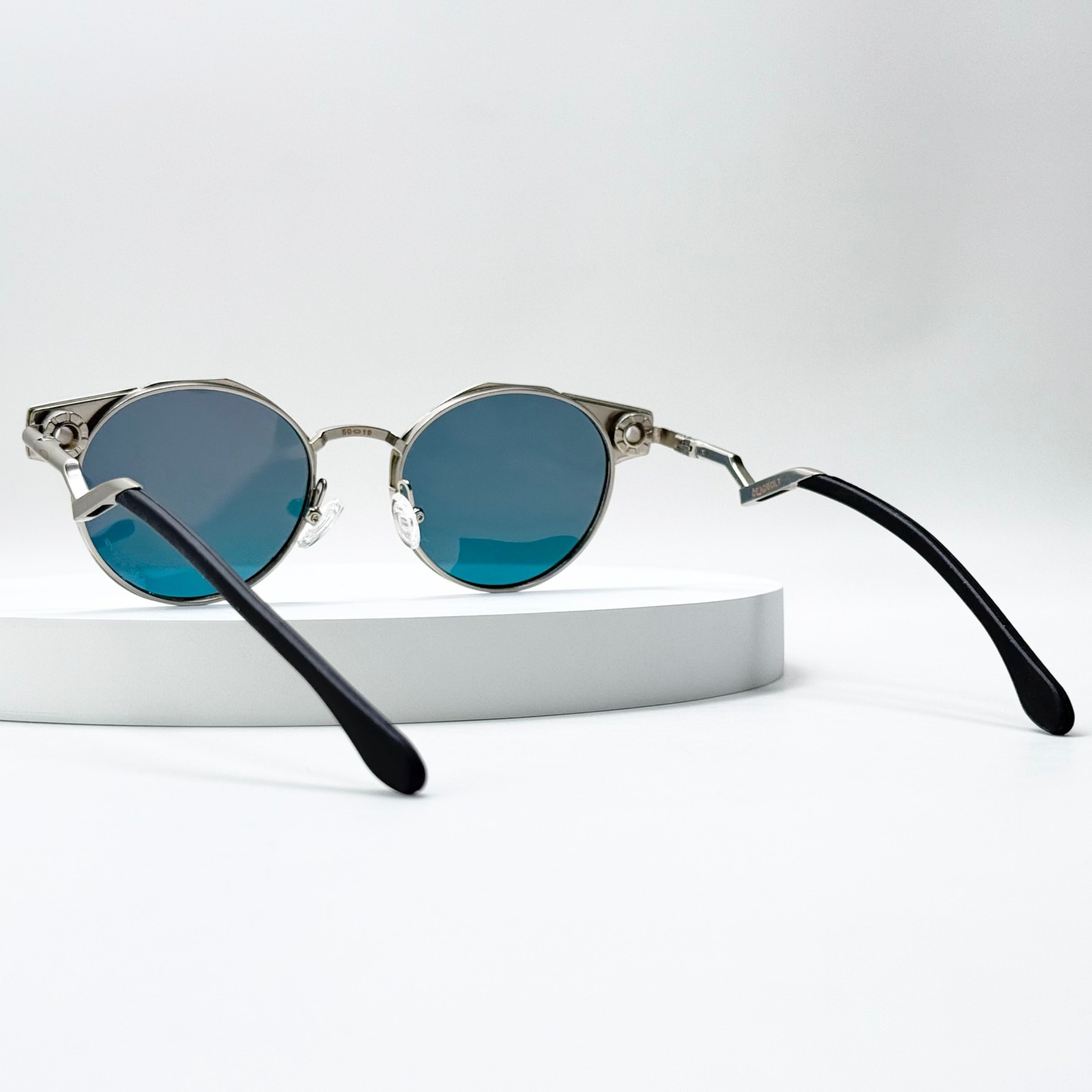 Oakley Deadbolt OO6046 Satin Chrome Fire Iridium Titanium Sunglasses