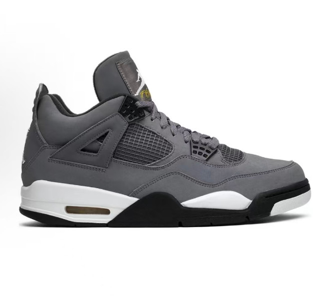 Nike Jordan Air Jordan 4 “Cool Grey” Mid Top Retro Basketball Shoes