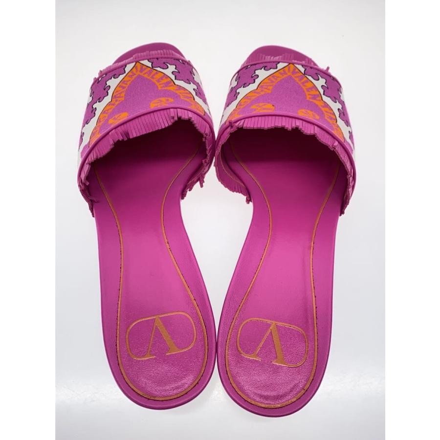 Valentino Garavani Sandals Canvas Pink Women’s Size EU36.5/US6.5