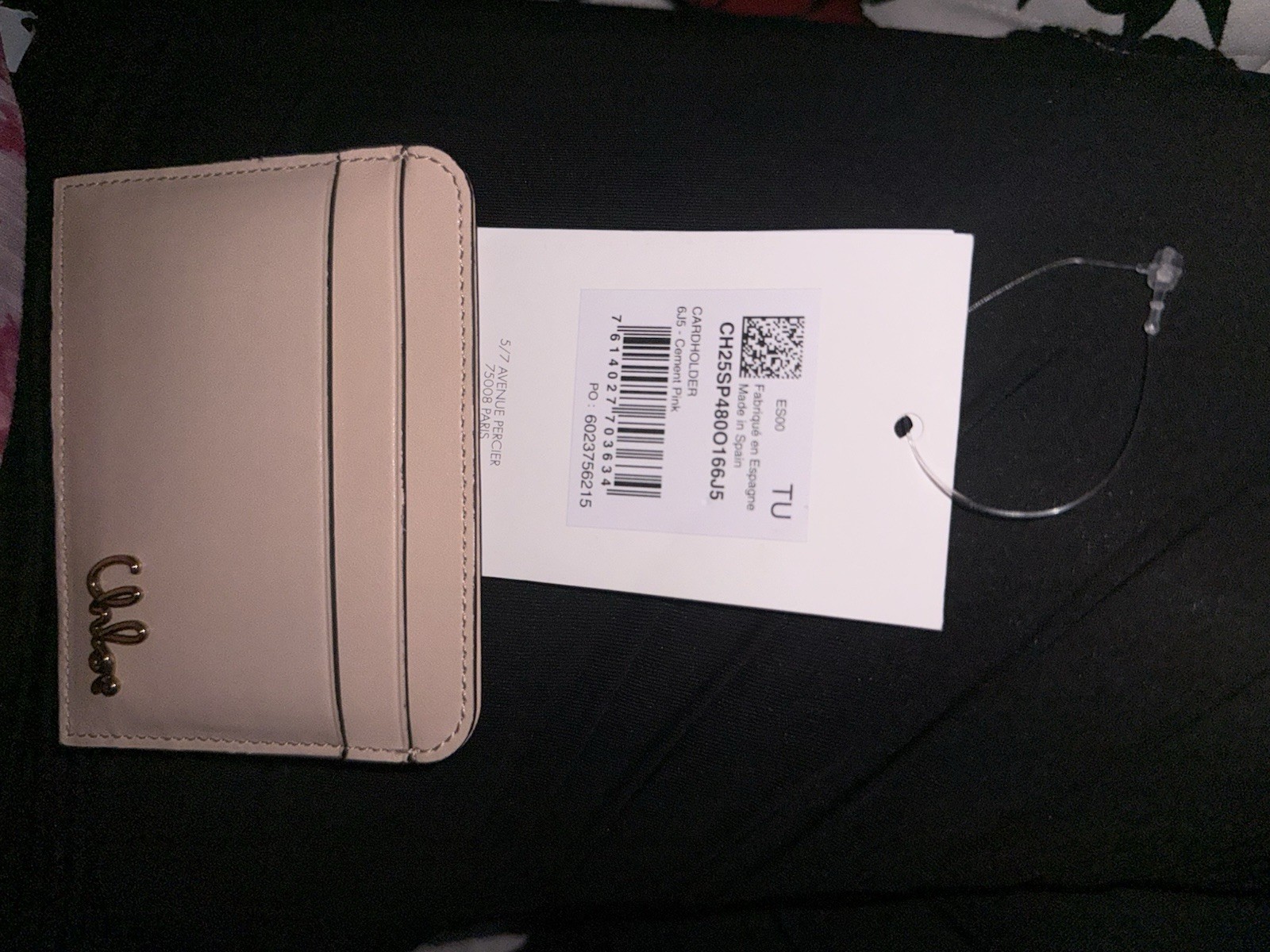 CHLOE Paddington Leather Card Holder New & Authentic