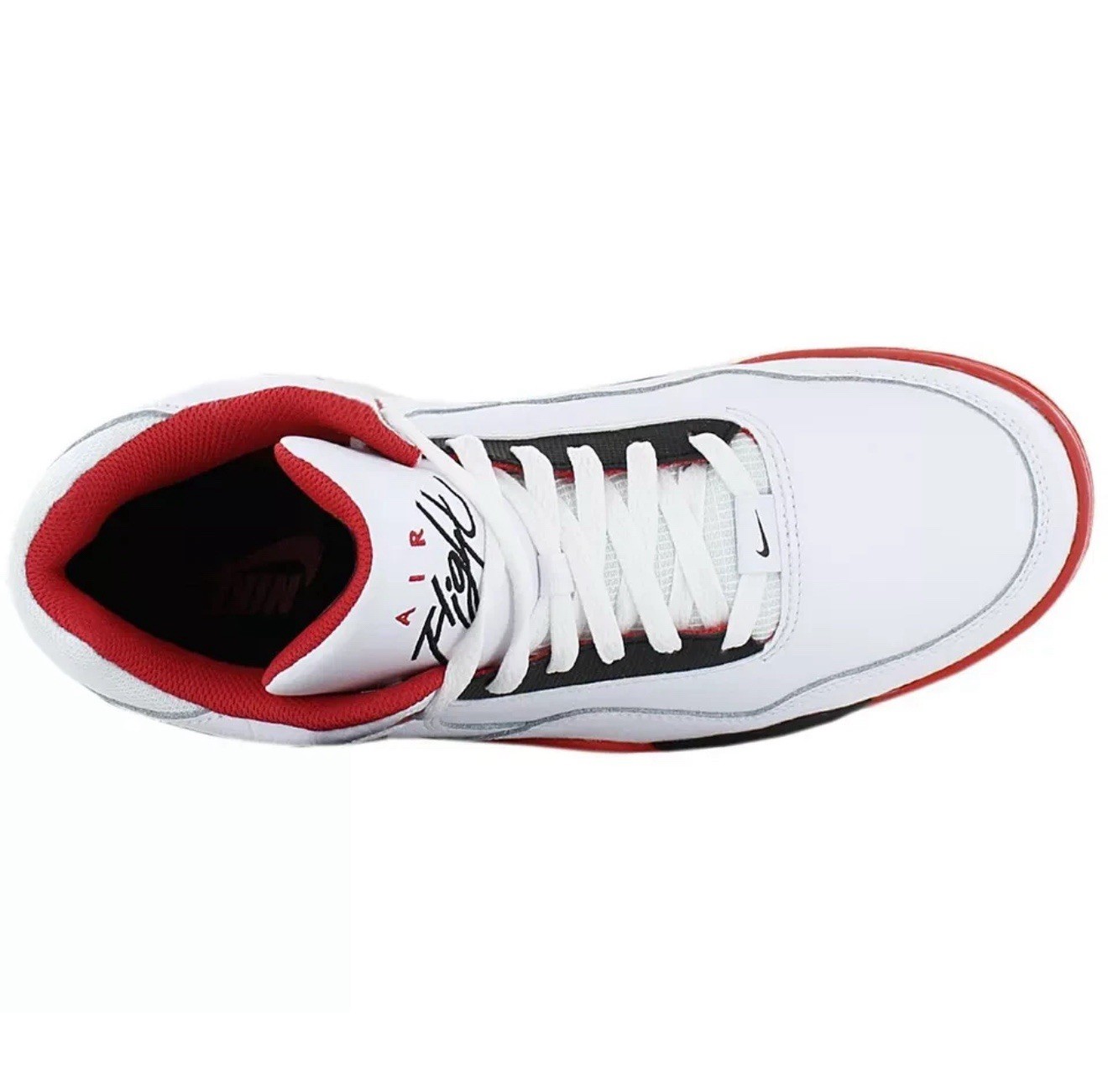 Nike Air Flight Legacy Black White Red Sneakers Retro OG BQ4212-100 Mens Size