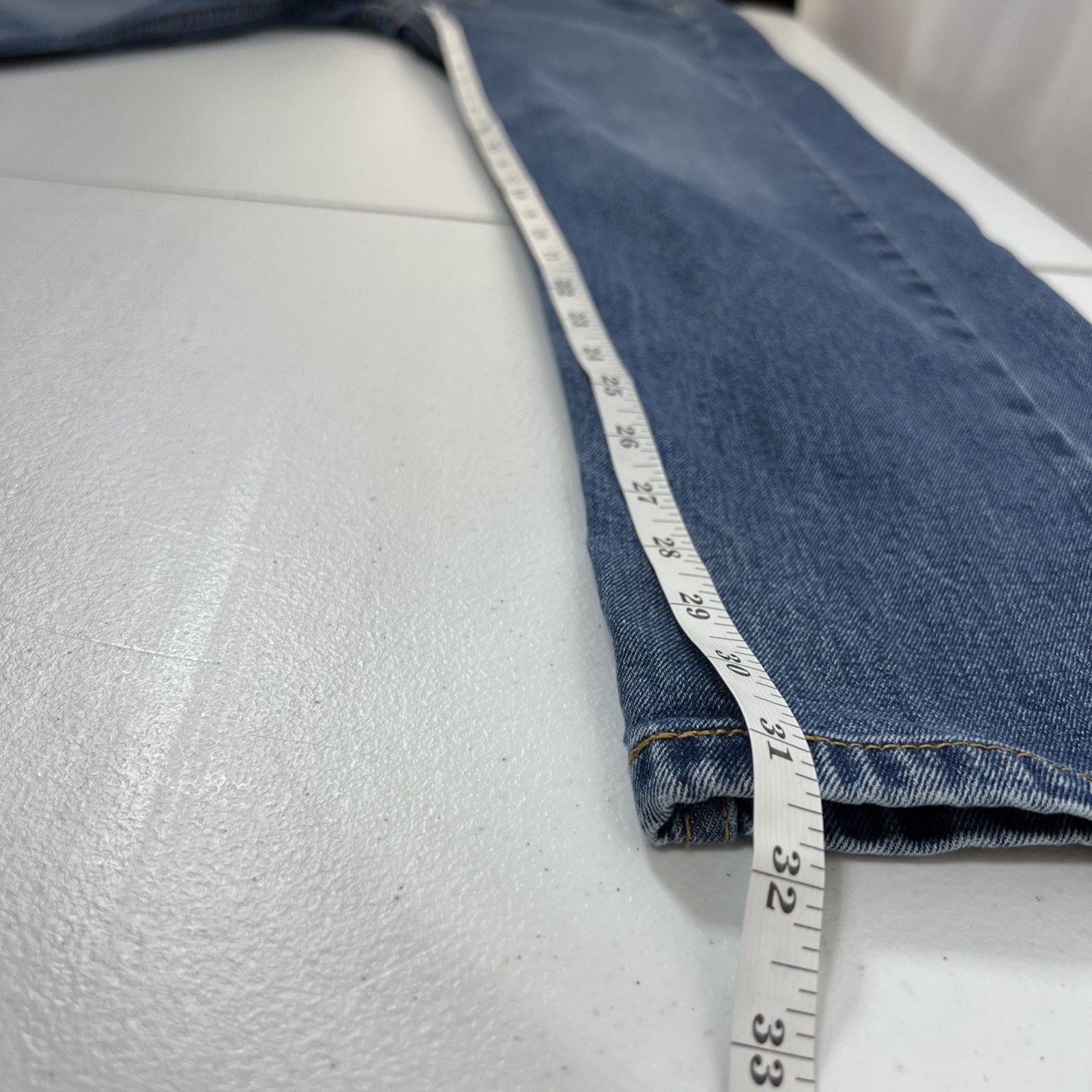 Levi‘s 505 Straight Blue Denim Casual Jeans Size 30
