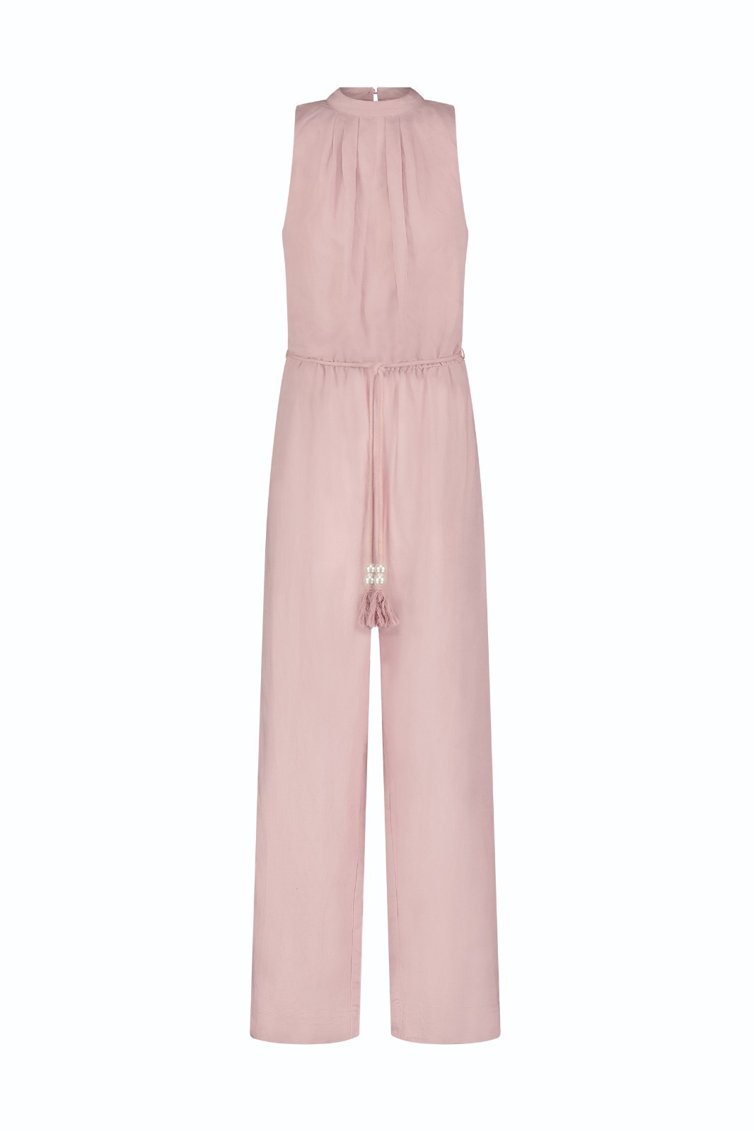 Fernanda Linen Jumpsuit – Blush THE NOLI SHOP