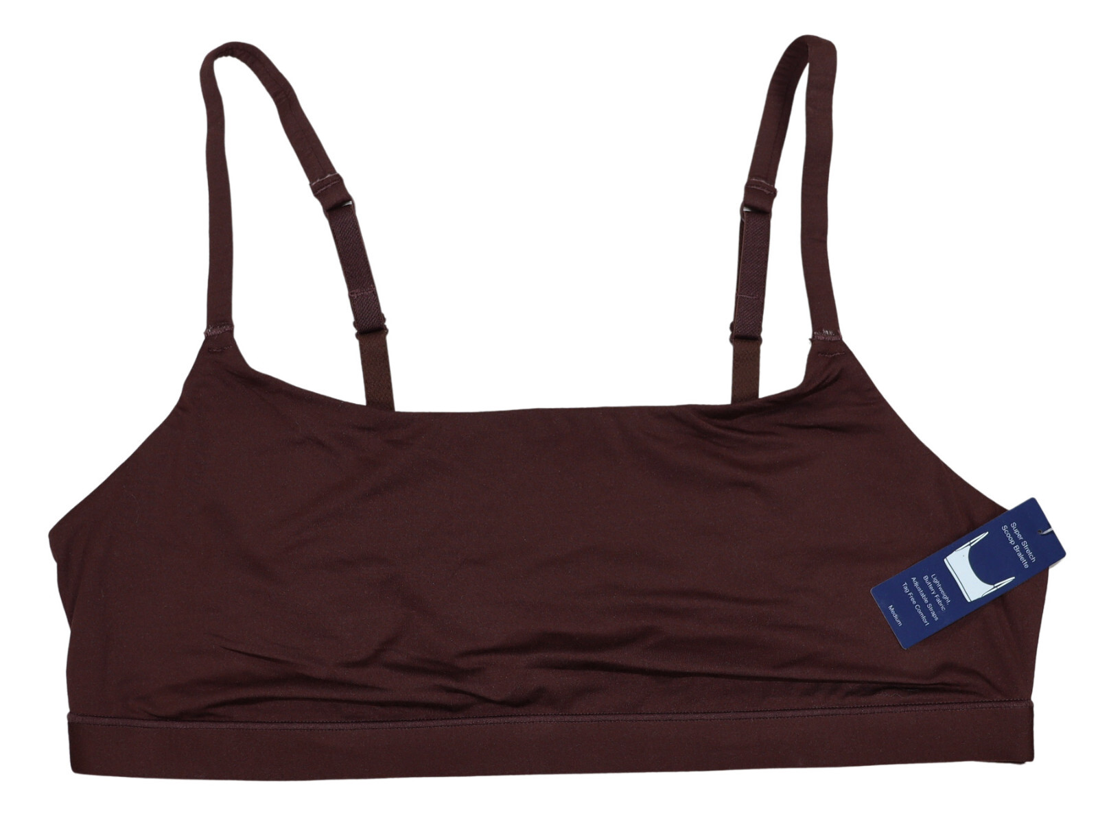 Gap Body Super Stretch Lightweight Ultra Soft Tagless Scoop Neck Bralette NWT