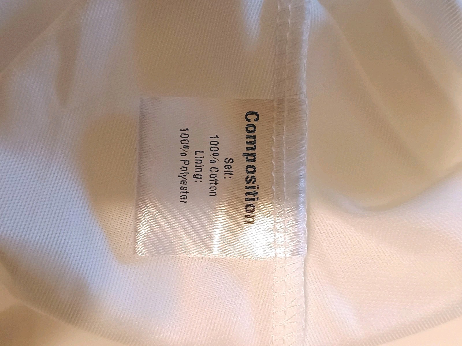 Lace cotton/ poly wedding dress long sleeve. Sz S