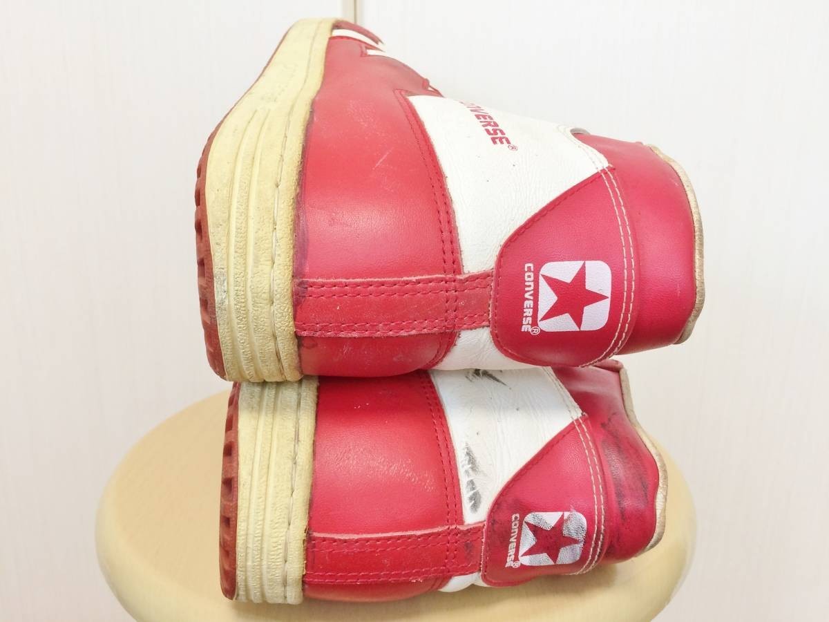 Converse 80s Vintage Sneakers WEAPON HI Red White Men’s Shoes