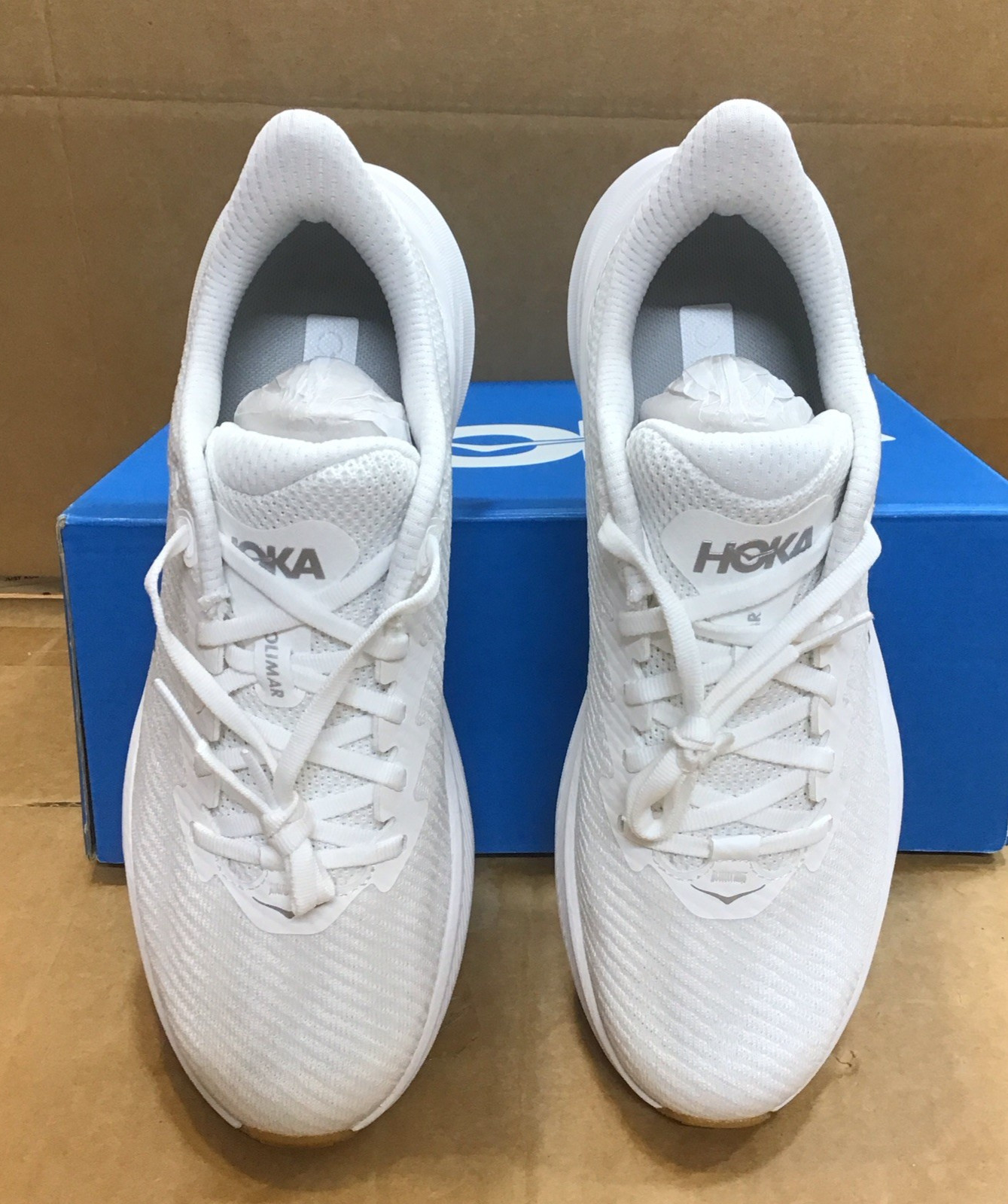 Hoka One One Solimar White Running Shoes Womens 1123075 WWH