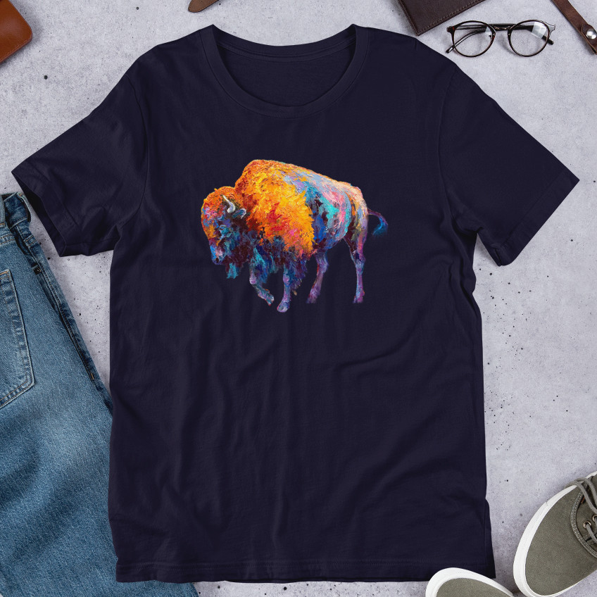 Buffalo Shirt American Bison Shirt Wild Animal Unisex T Shirt