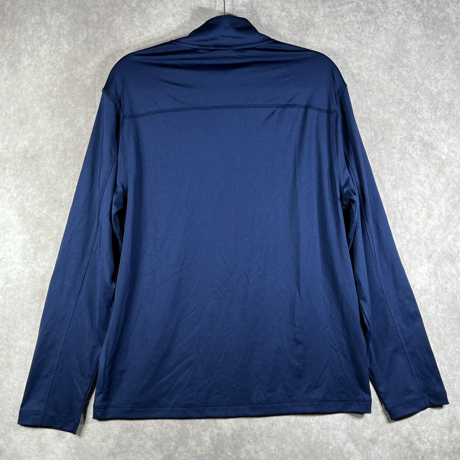 Rorie Whelan Golf Pullover Men Medium Navy Blue Quarter Zip Long Sleeve Pullover