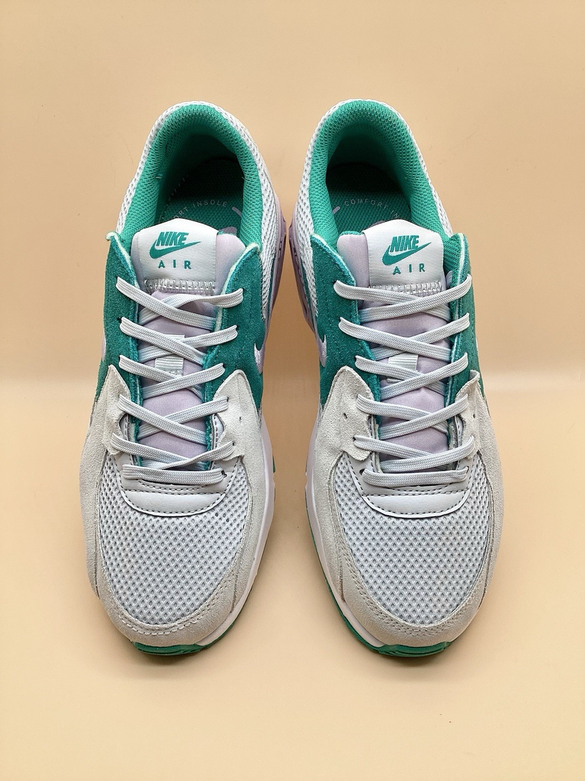 Nike Women’s Air Max Excee Light Gray, Teal, and Green Athletic Sneakers US 7.5