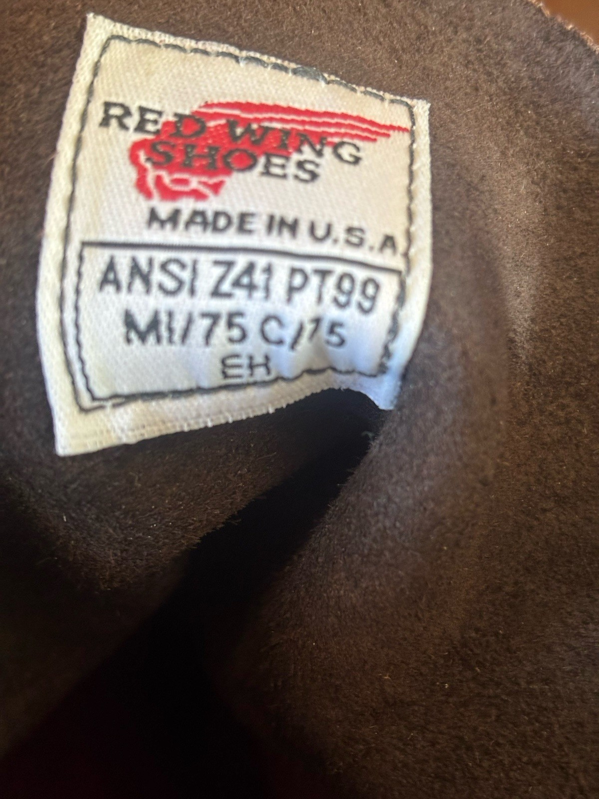 Red Wing Work Boots Men’s 16 D USA 4412 NOS Vintage Insulated Steel Toe Leather