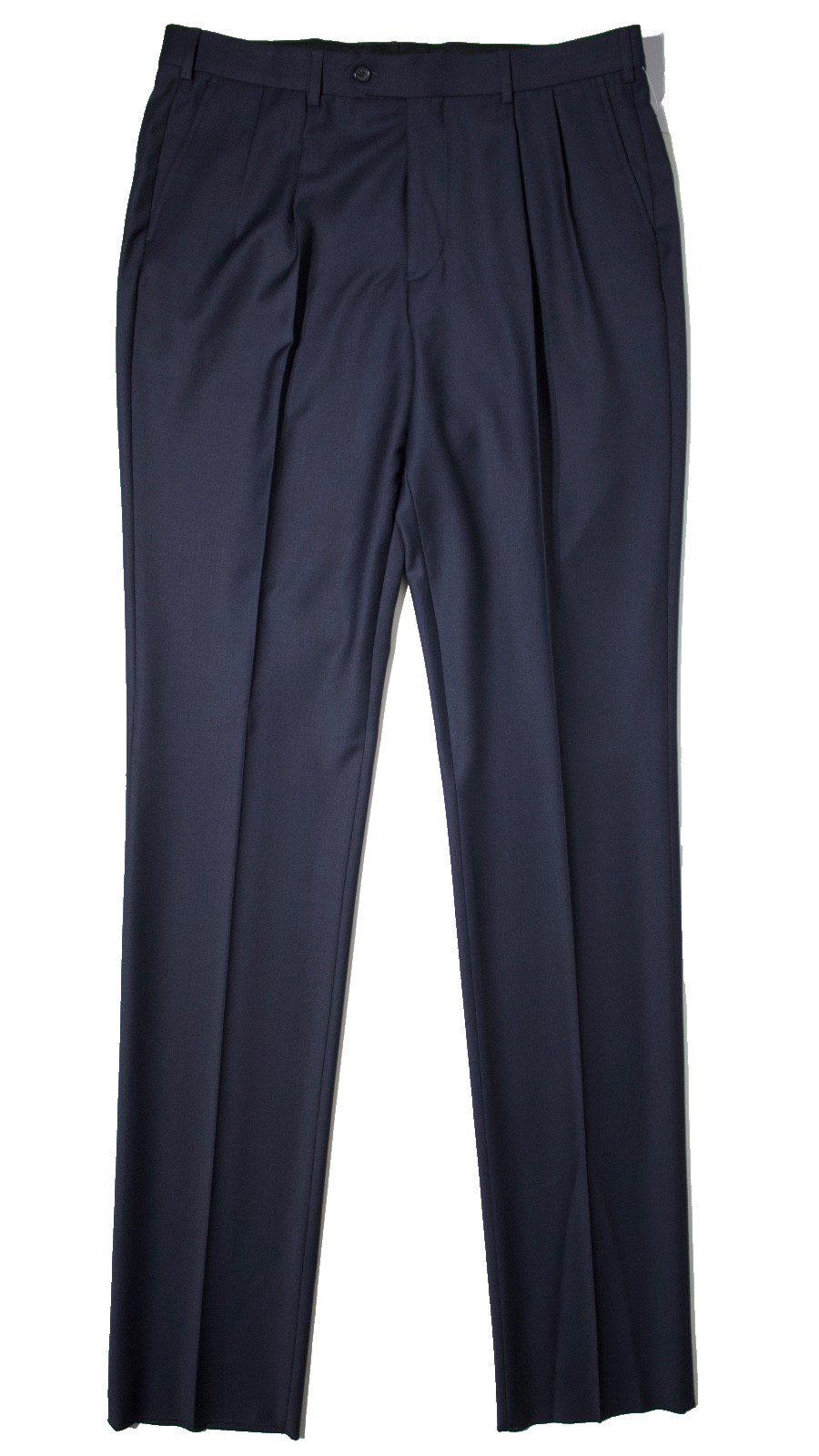 NWT Brooks Brothers Navy Blue Wool Blend Dress Pants Men 37×41 (Tailor to Fit) B