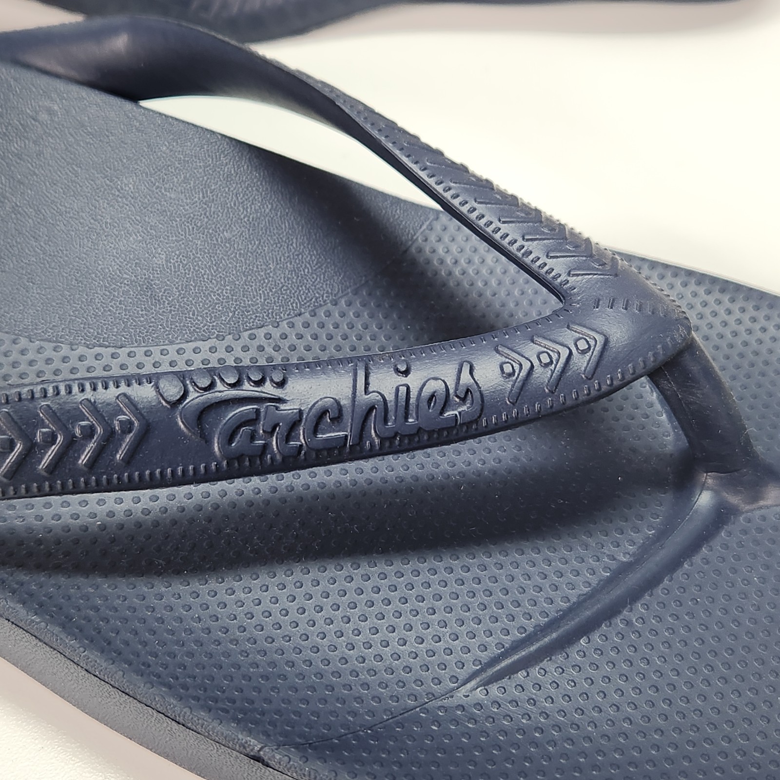 Archies Men’s Navy Blue Flip Flop Sandals Orthotic Comfort Size 12