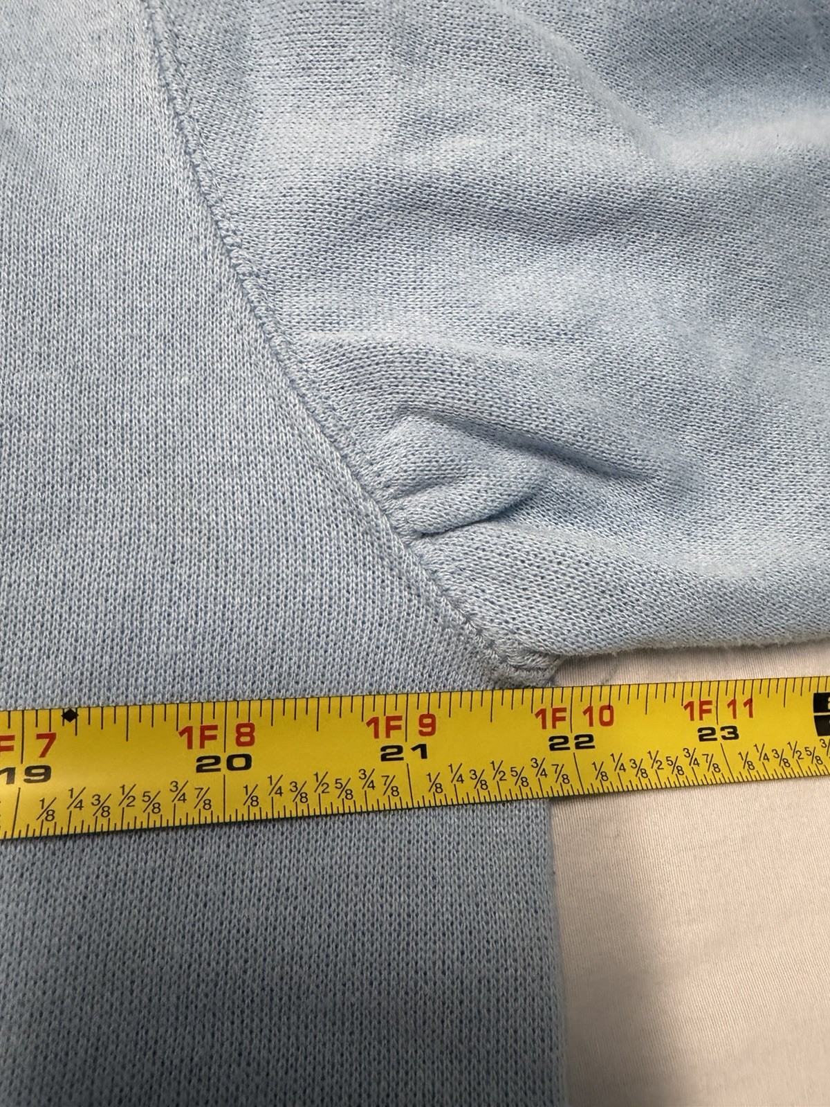 90’s Sailor Moon Crewneck Sweatshirt Large Tultex Flaws Usa Fleece Blue