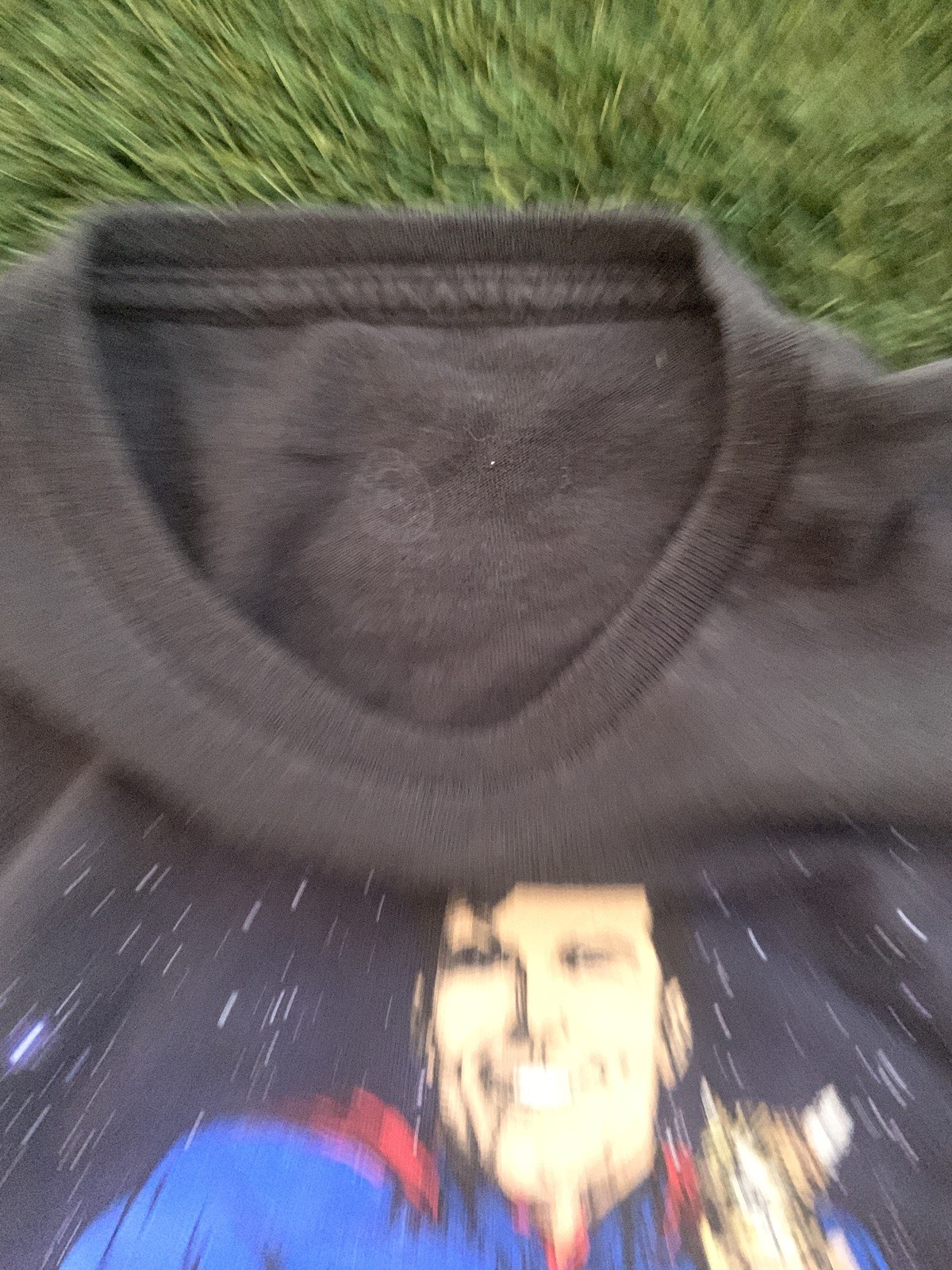 Superman Kitty Cat T-Shirt Size Medium Black Man of Steel Superhero DC Comics