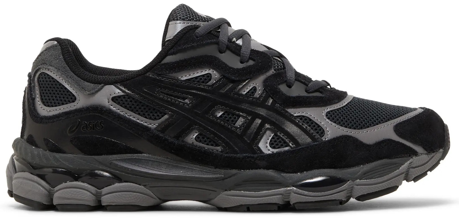 Size 7 ASICS Gel-NYC Graphite Grey Black 1201A789-020