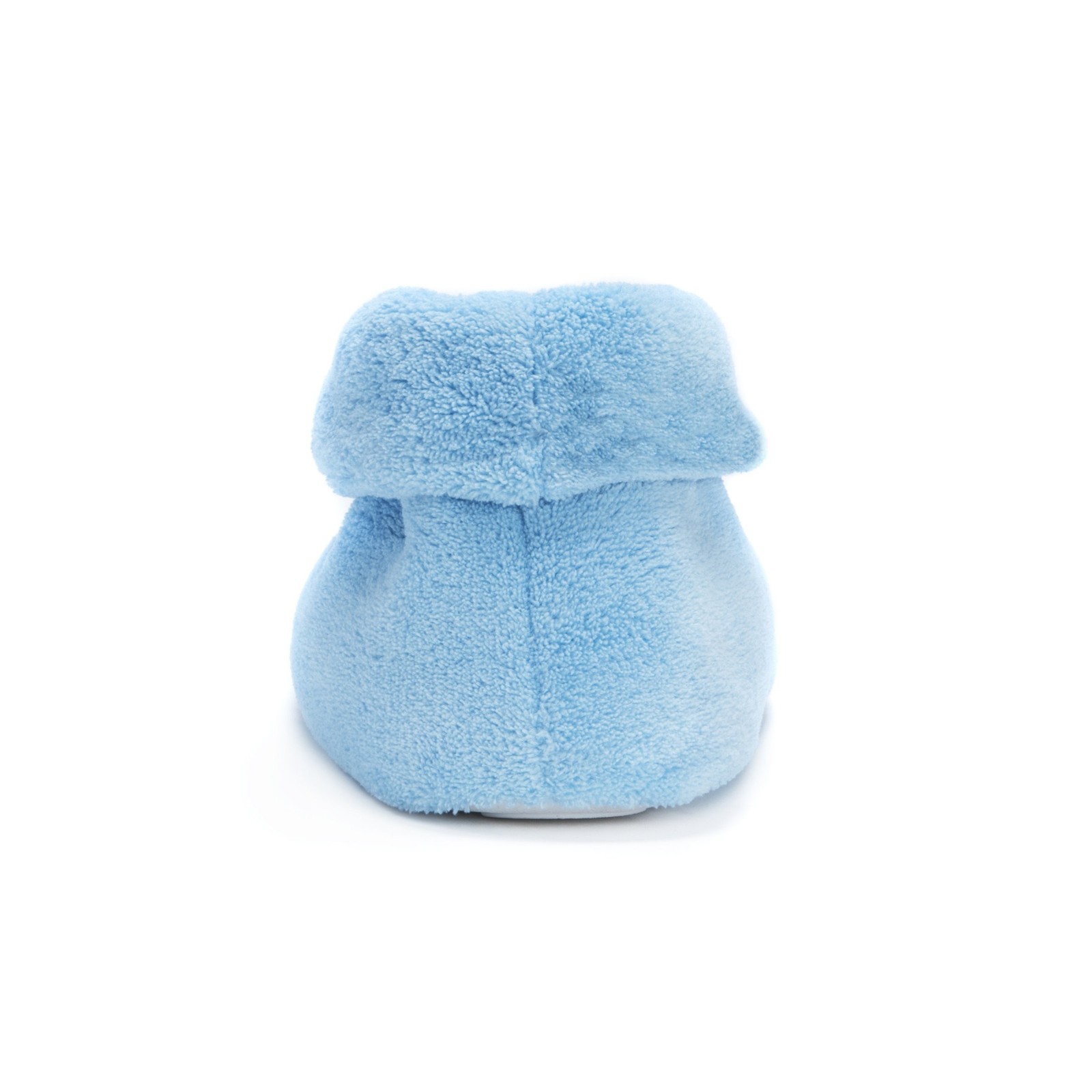 MUK LUKS Women’s Terry Cuff Slipper Booties Large Blue Mist