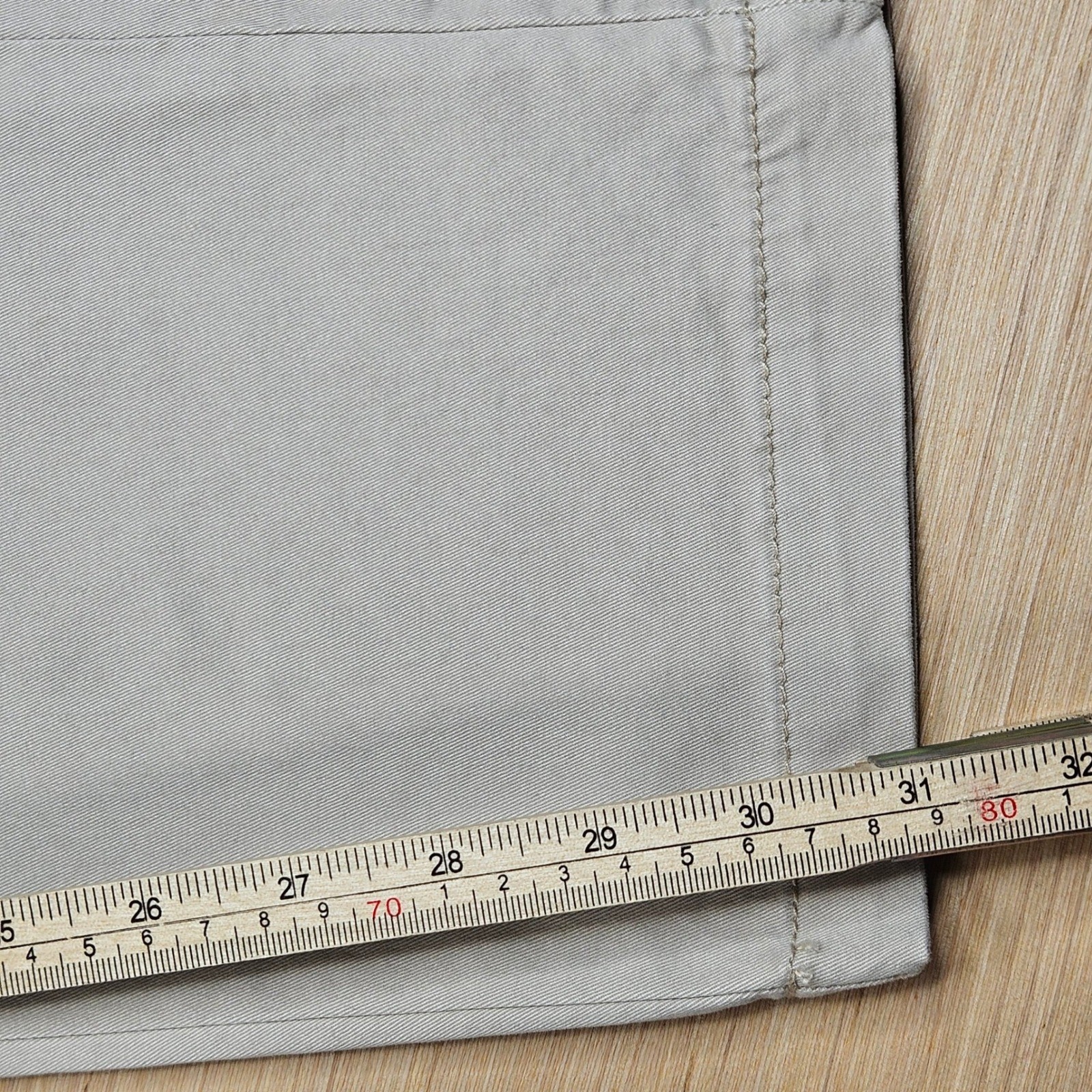 H&M Slim Fit Chino Pants Mens 32×31 Beige Trousers Office Minimalist NEW
