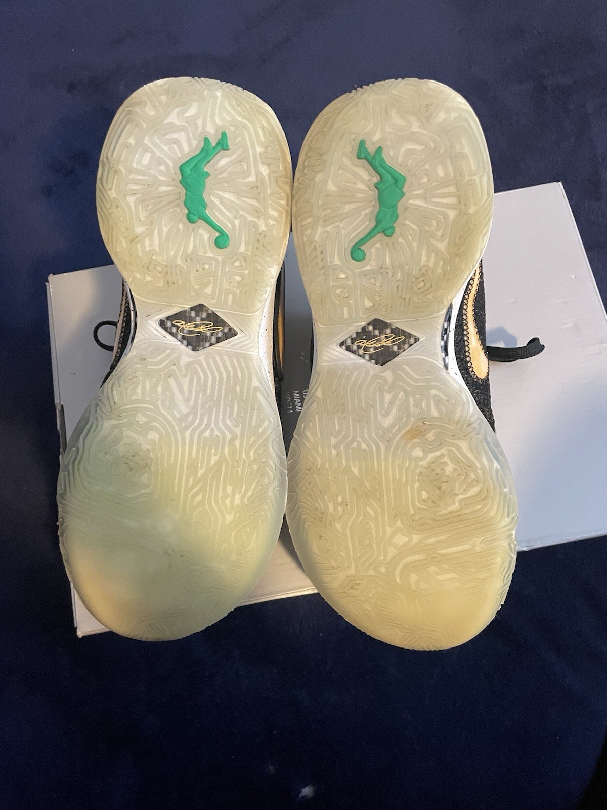 LeBron XX (Black/Metallic Gold-White) good condition
