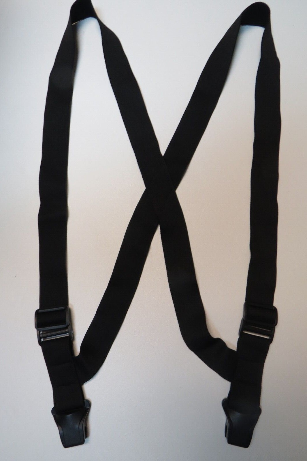 Undergarment Airport Black Suspender NO BUZZ. 1-1/2″ Wide SIDE GRIP USA MADE