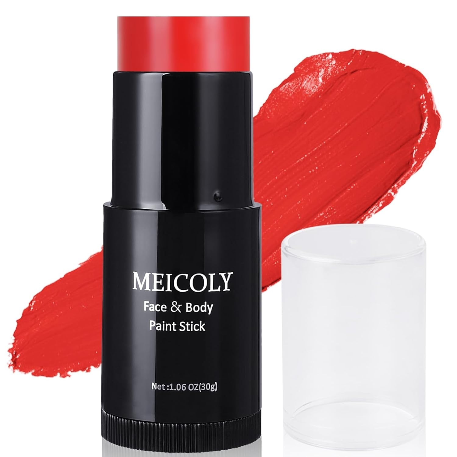 Kid-Friendly Red Face Paint Stick – 1.06 Oz, Paraben-Free for Safe Halloween Fun