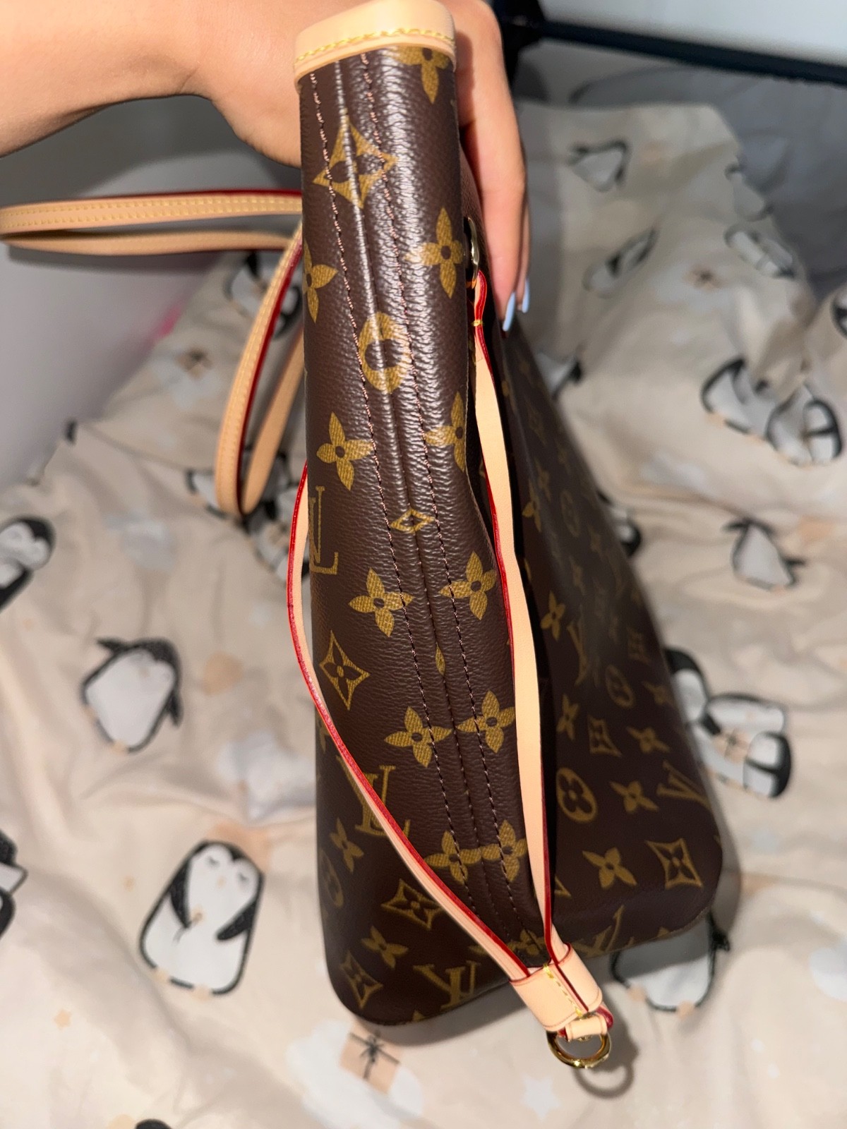 louis vuitton neverfull mm monogram with pouch