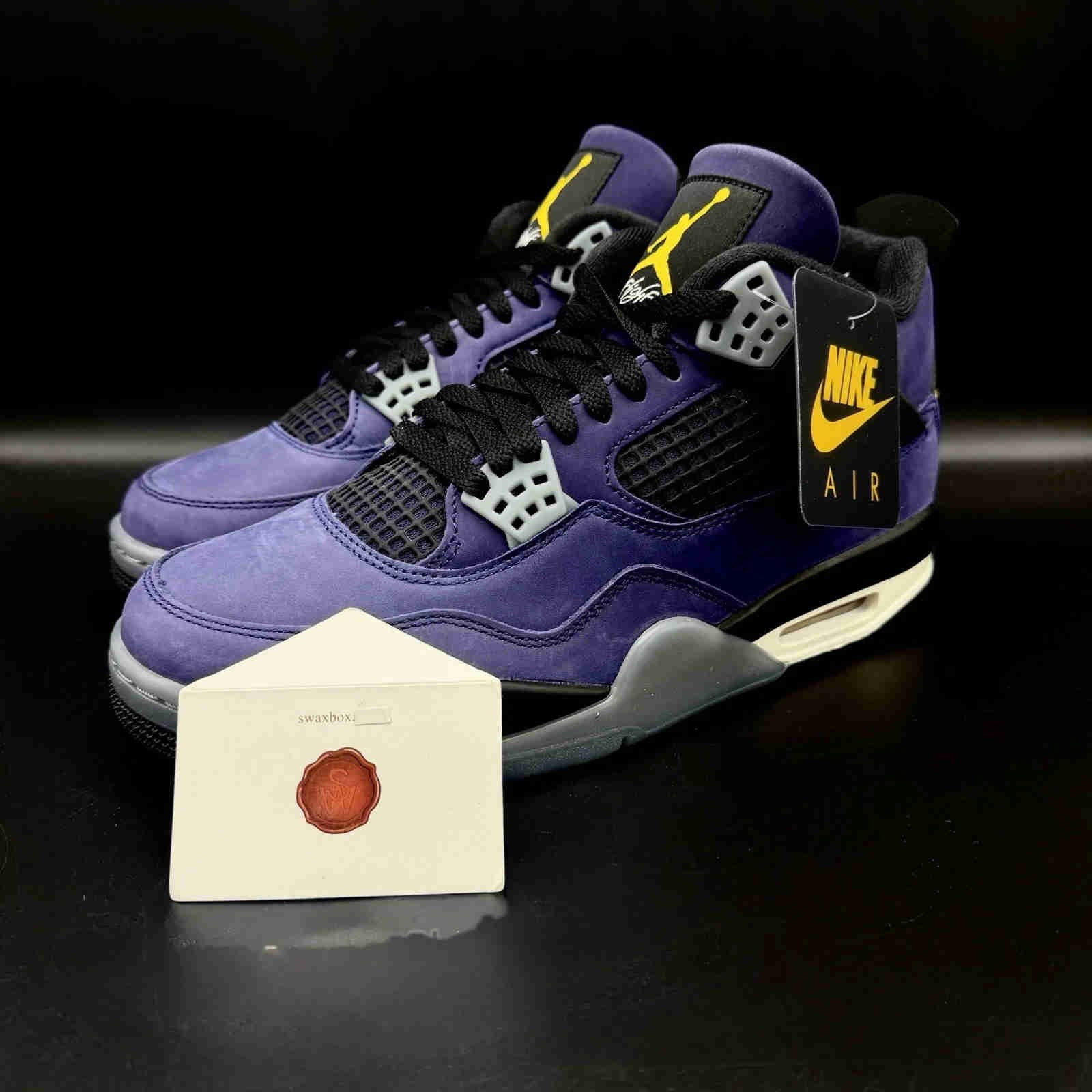 Air Jordan 4 Retro Lakers FV5029-500 Men Size