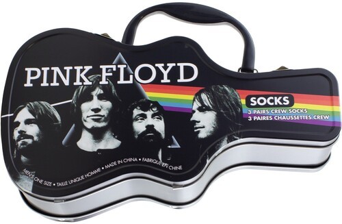 Pink Floyd – Perri’s – Pink Floyd – Crew Socks (3 Pack Collector Guitar Shape Ti