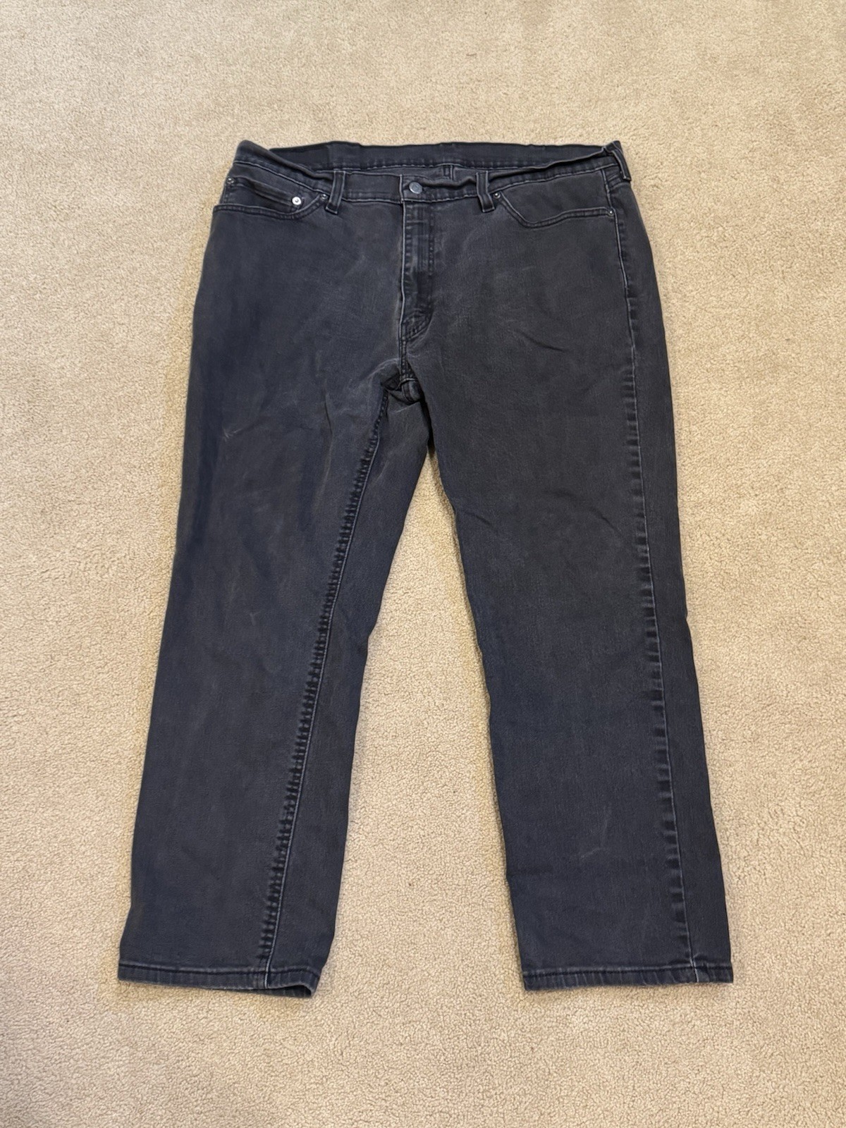 Levi’s 541 Mens Athletic Taper Stretch Jeans 38X30 Black Wash Denim