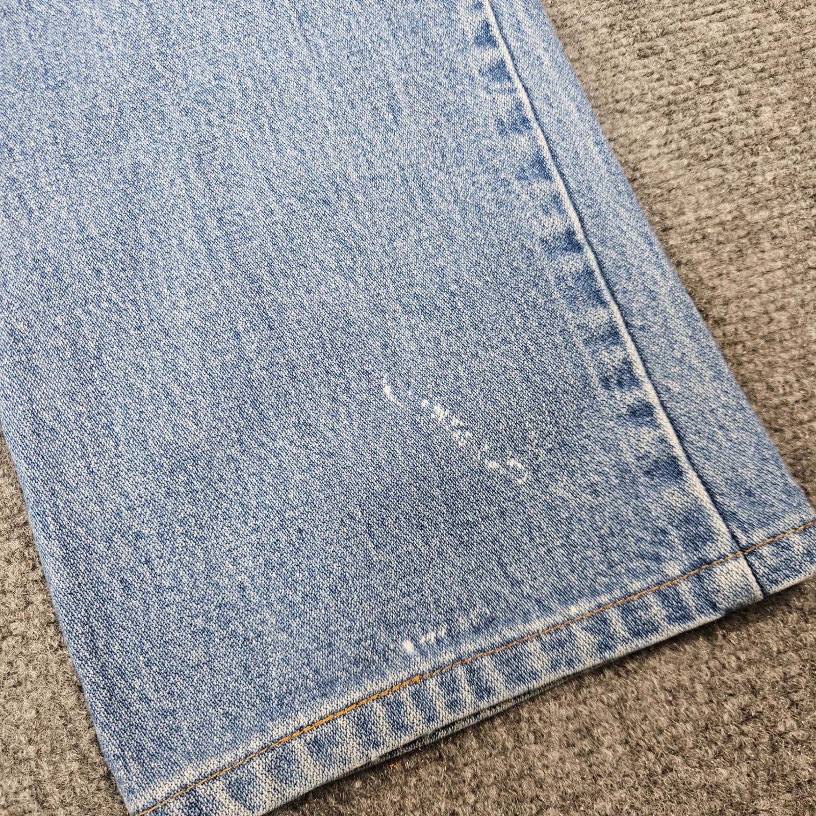All American Clothing Co Mens Straight Leg Jeans Blue Cotton Made in USA