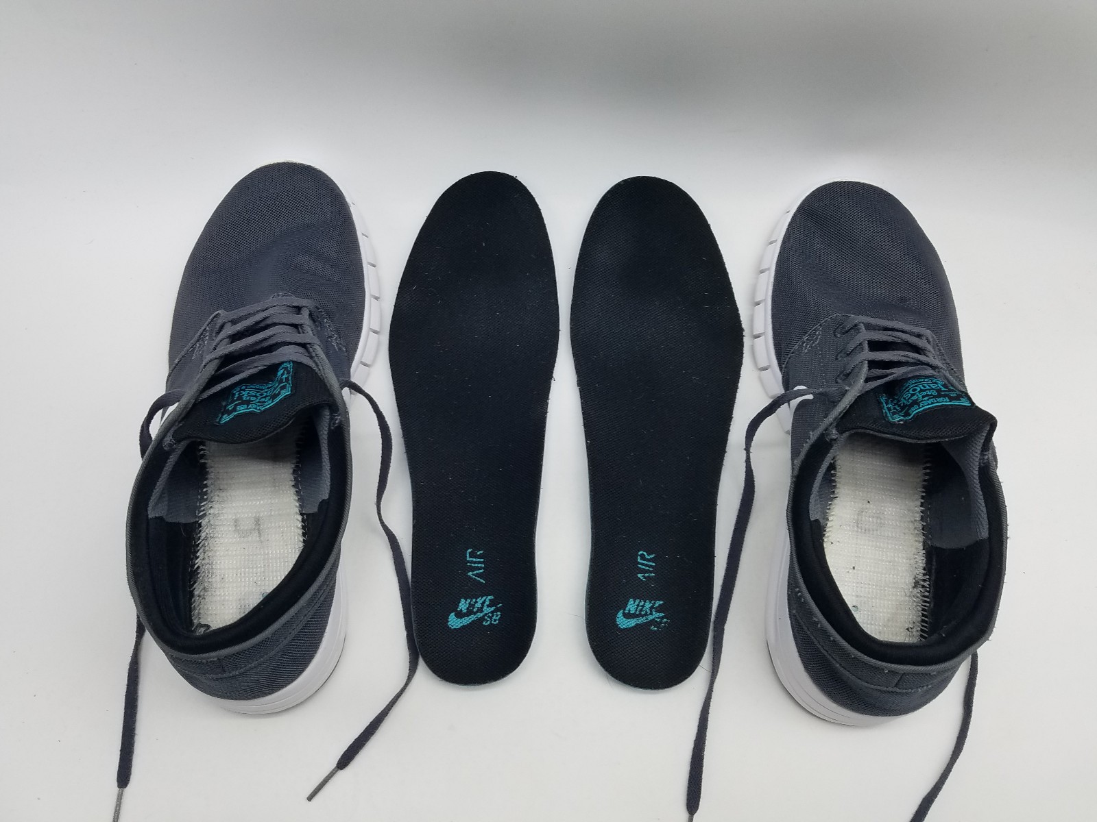 Nike SB Stefan Janoski Max Men’s Size 10.5 Sneakers Dark Gray Gamma Blue