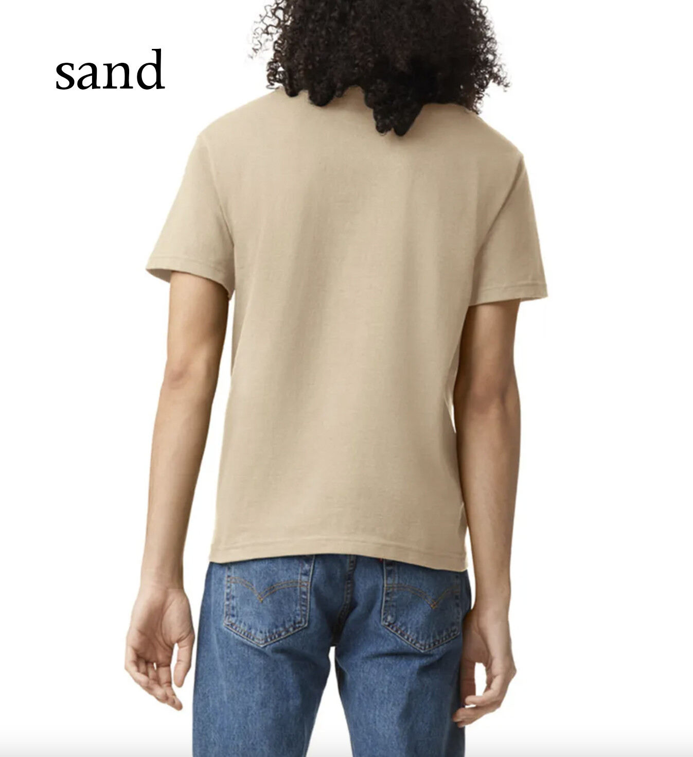 3 pack American Apparel 1301 Unisex Short Sleeve Preshrunk Heavyweight T-Shirt