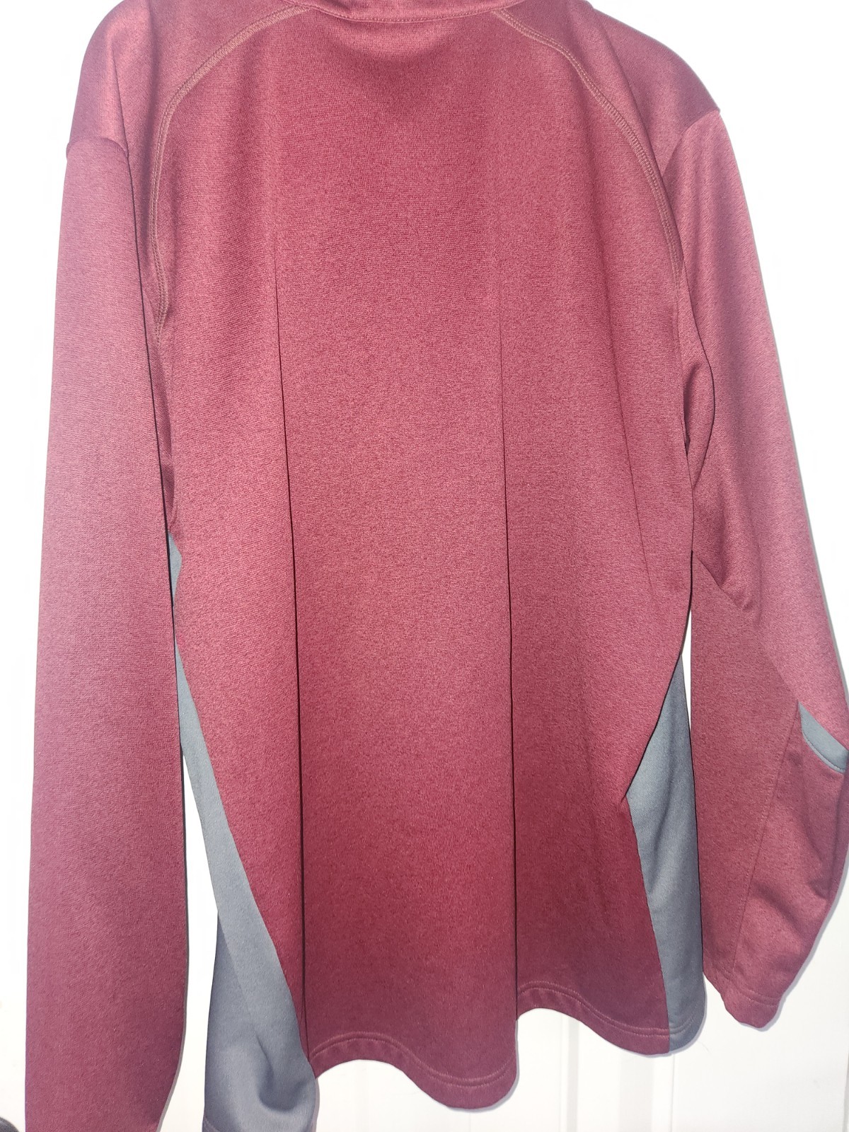 Columbia Mens Small Jackson Creek Maroon 1/2 Zip Pullover Long Sleeve Jacket NWT