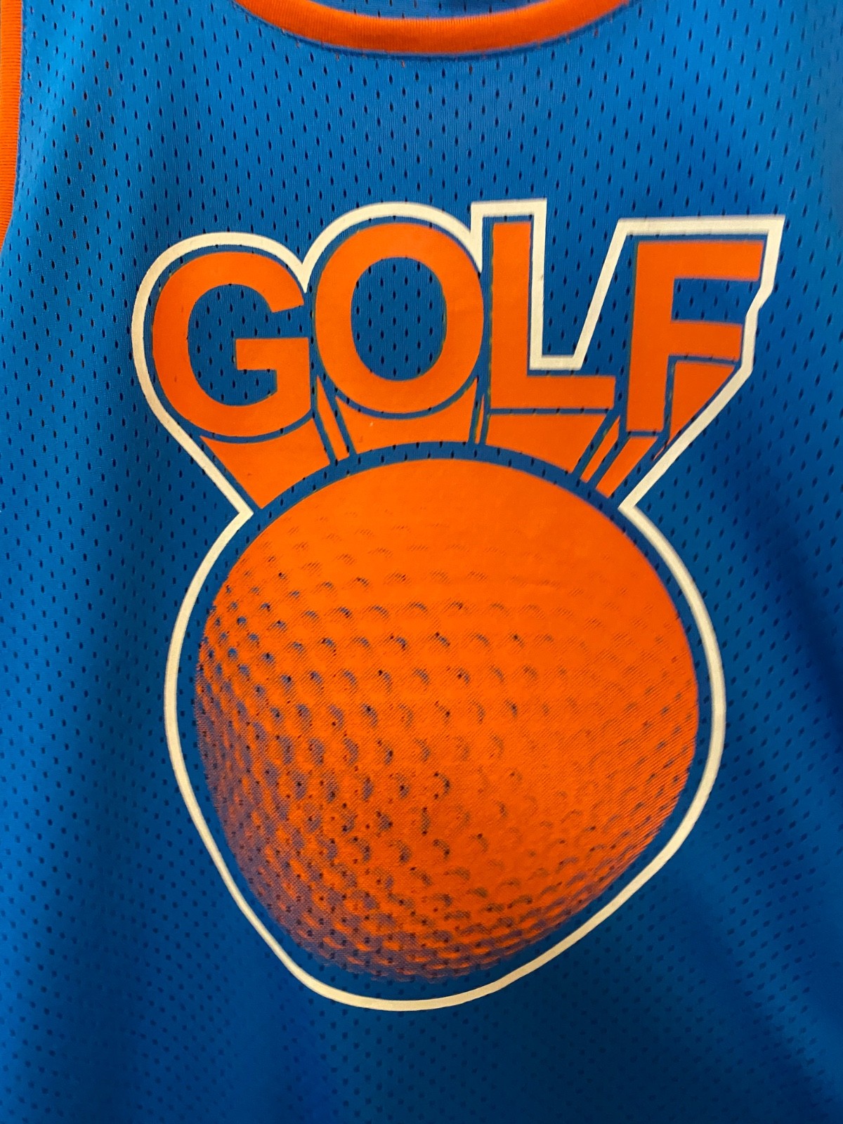 GOLF WANG Blue & Orange Medium Size Basketball Jersey (New with Tags)