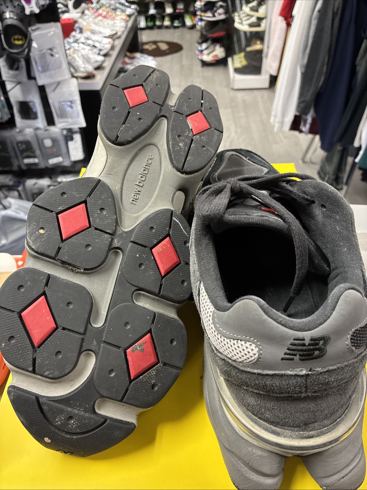 Size 12 – New Balance 9060 Triple Black Suede