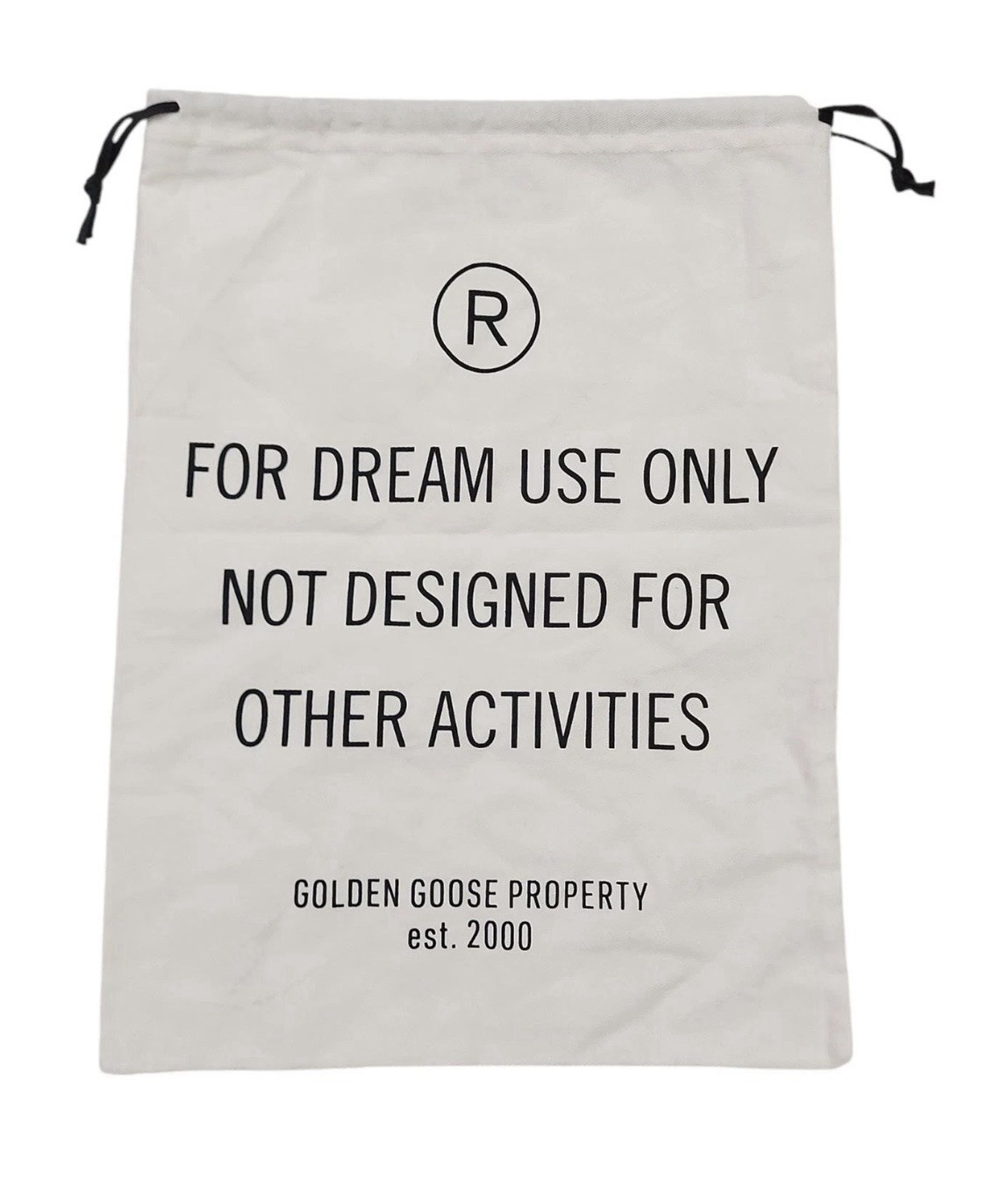 GOLDEN GOOSE Dust Bag Shoe Storage Bag Only Drawstring 15″ x 11″