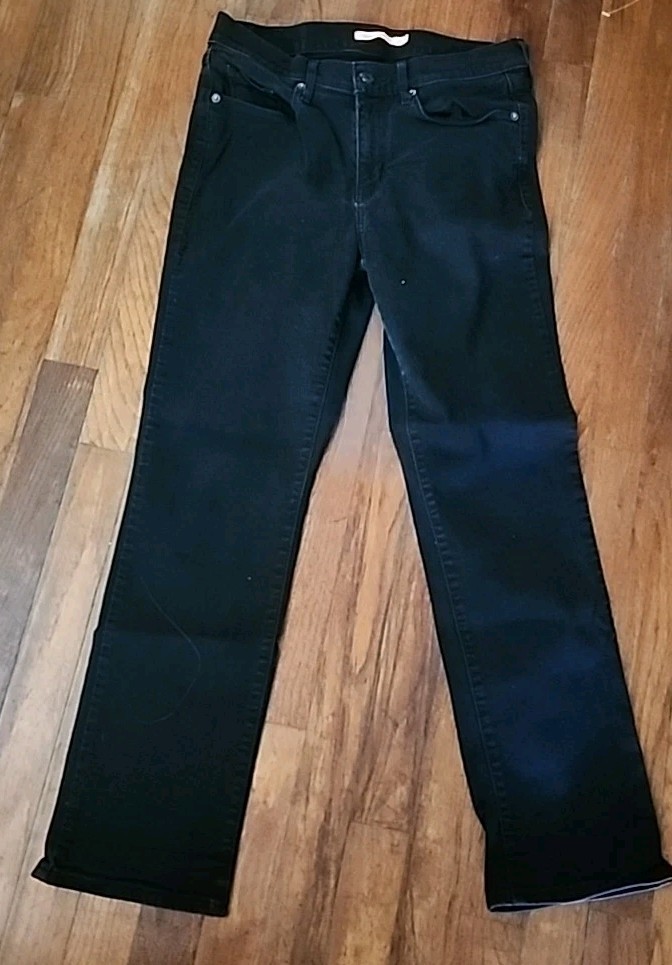 Levis Classic Straight Jeans Size Womens 4 Black (28×28) Black Label
