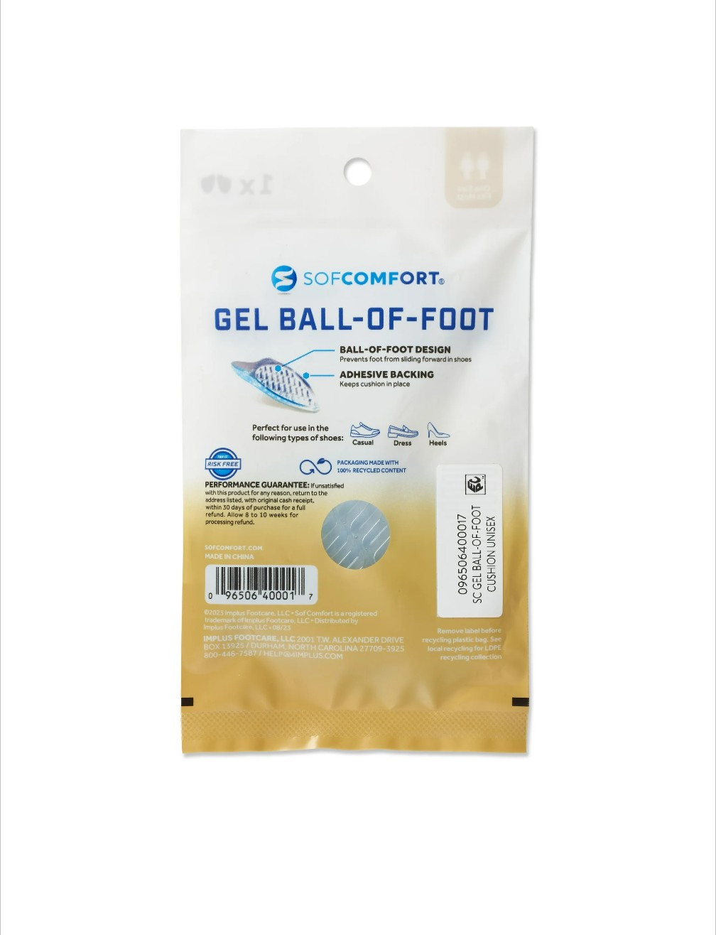 6 Pack Sofcomfort Gel Ball Of Foot Cushion One Size Fits Most 40001 Sof Comfort