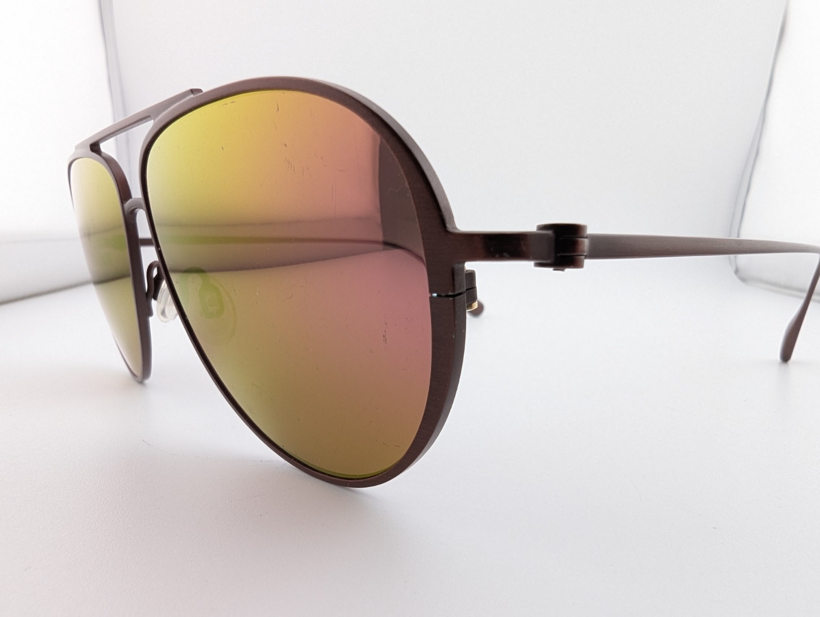 Maui Jim Sunglasses, MJ543-07M Shallows Matte Copper, 59-12-145, Titanium, Japan