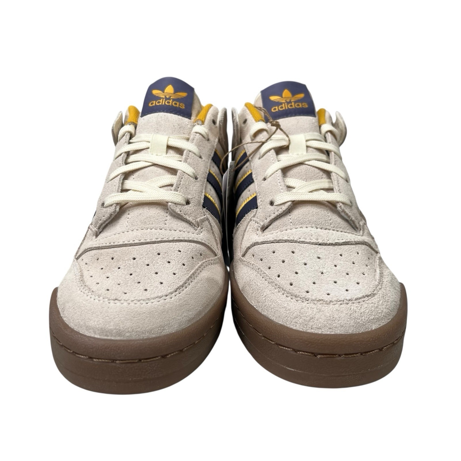 Adidas Forum Low CL White Violet Yellow Shoes JQ2655 Men’s Size’s 7.5 – 11