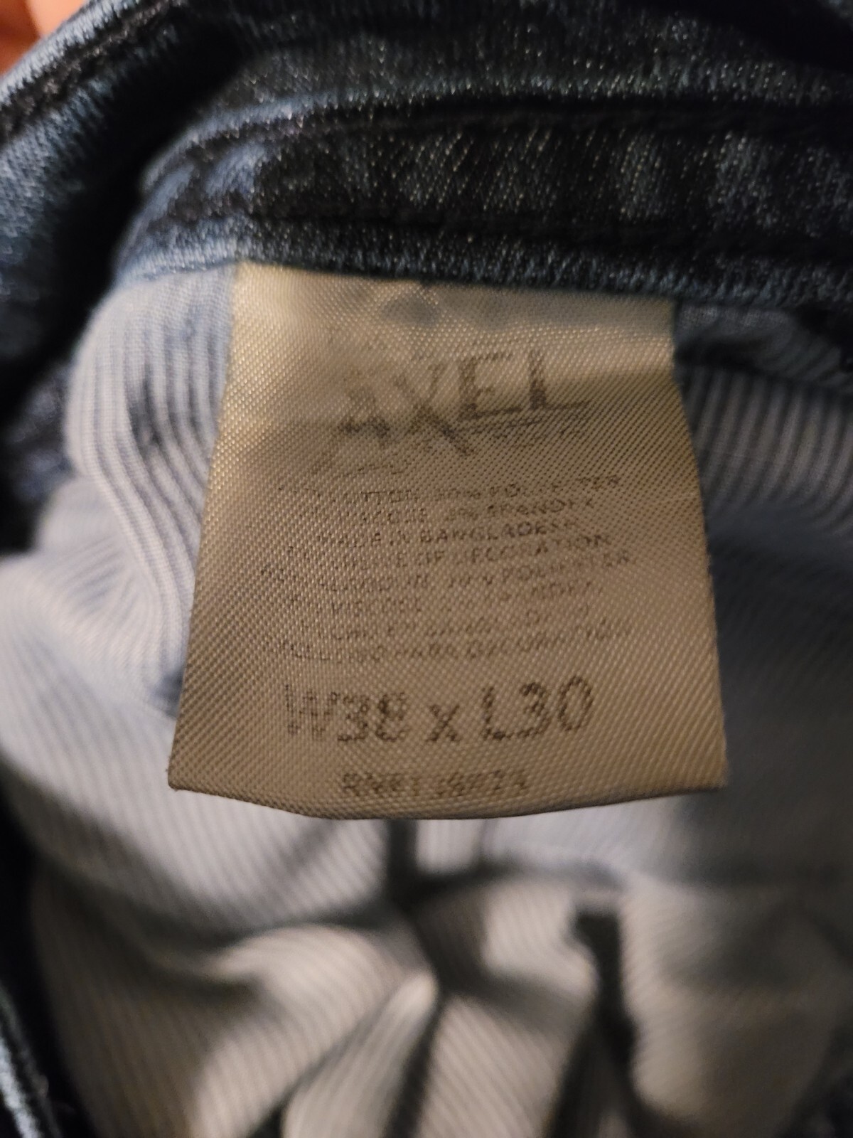Tk Axel Jeans Mens 39×30 Steaight Second To None Denim Jeans Blue