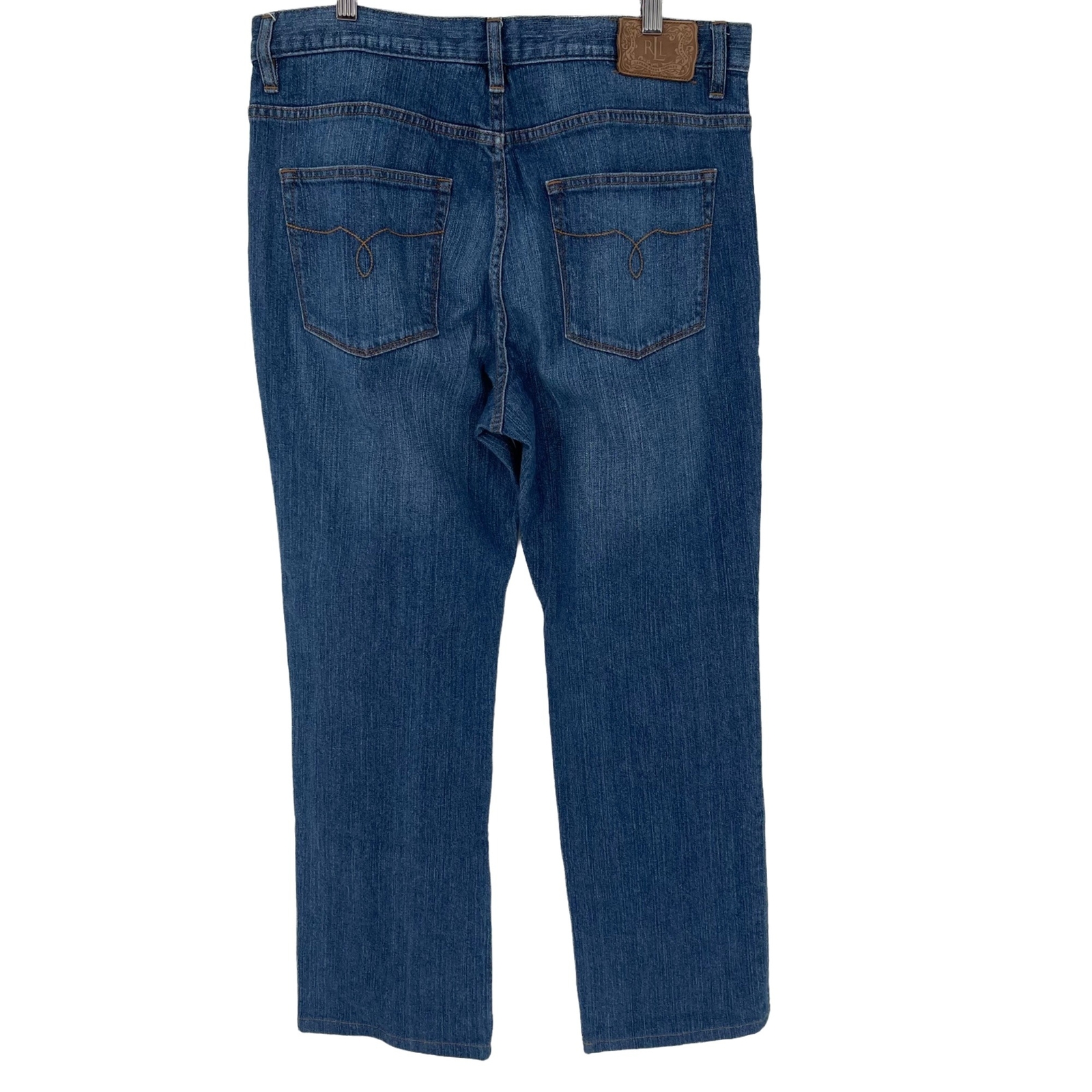 Lauren Ralph Lauren Classic Straight Leg Jeans Medium Wash High Rise Women 12