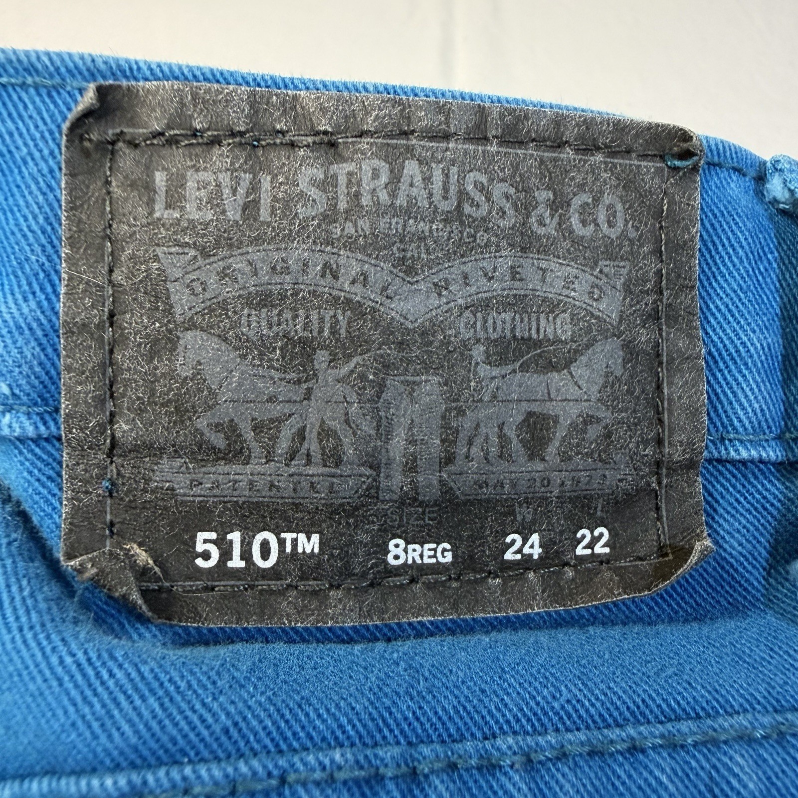 Levi Strauss & Co Levi’s Original Jeans 510 Skinny 8 Reg W25” L22” W61 CM